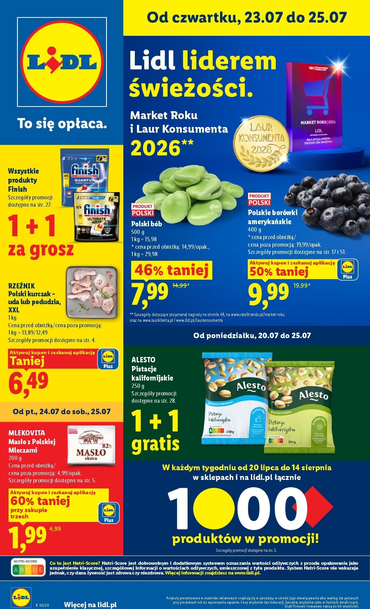 Nowa gazetka Lidl - Gazetka ważna od 23.07. do 25.07. ważna od 23.07.2026 do 25.07.2026