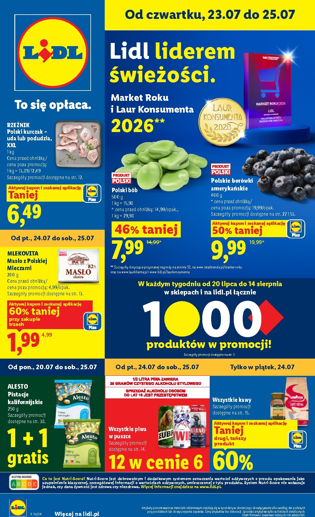 Aktualna gazetka Lidl ważna od 23.07.2026 do 25.07.2026