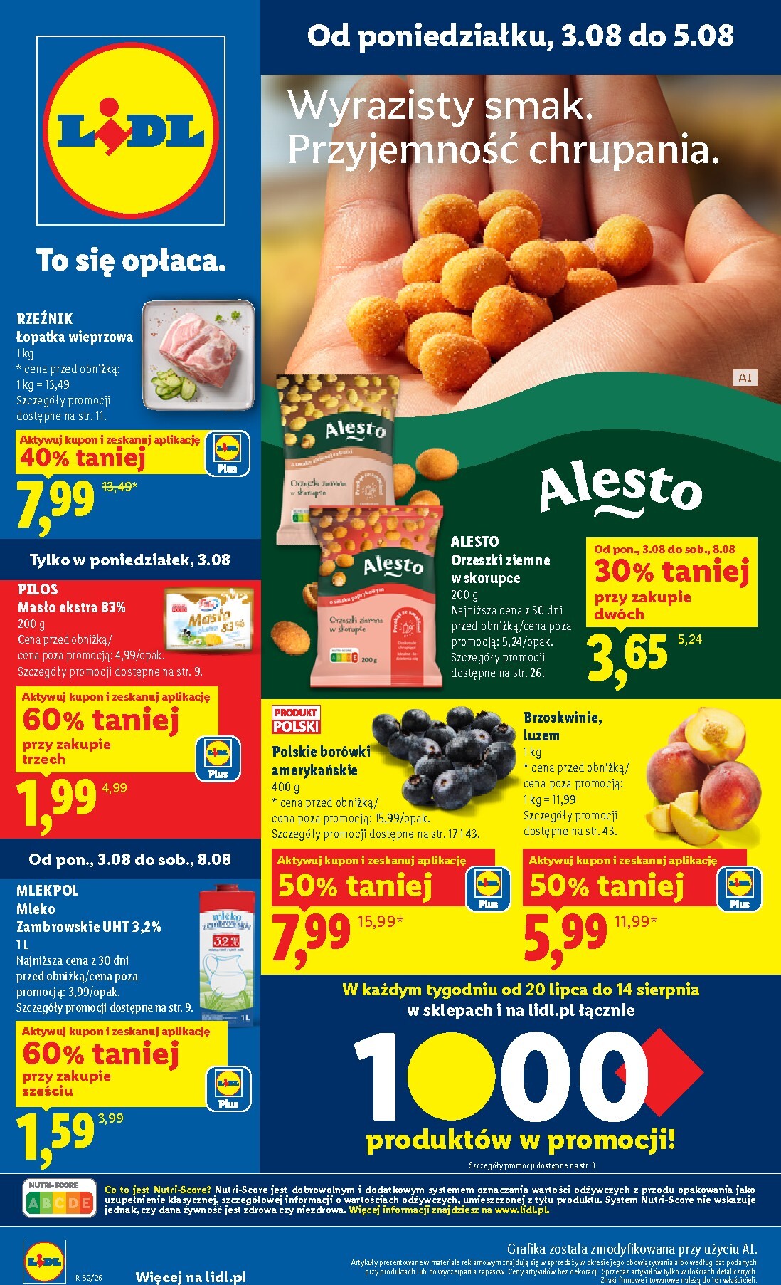 Nowa gazetka Lidl ważna od 03.08.2026 do 05.08.2026