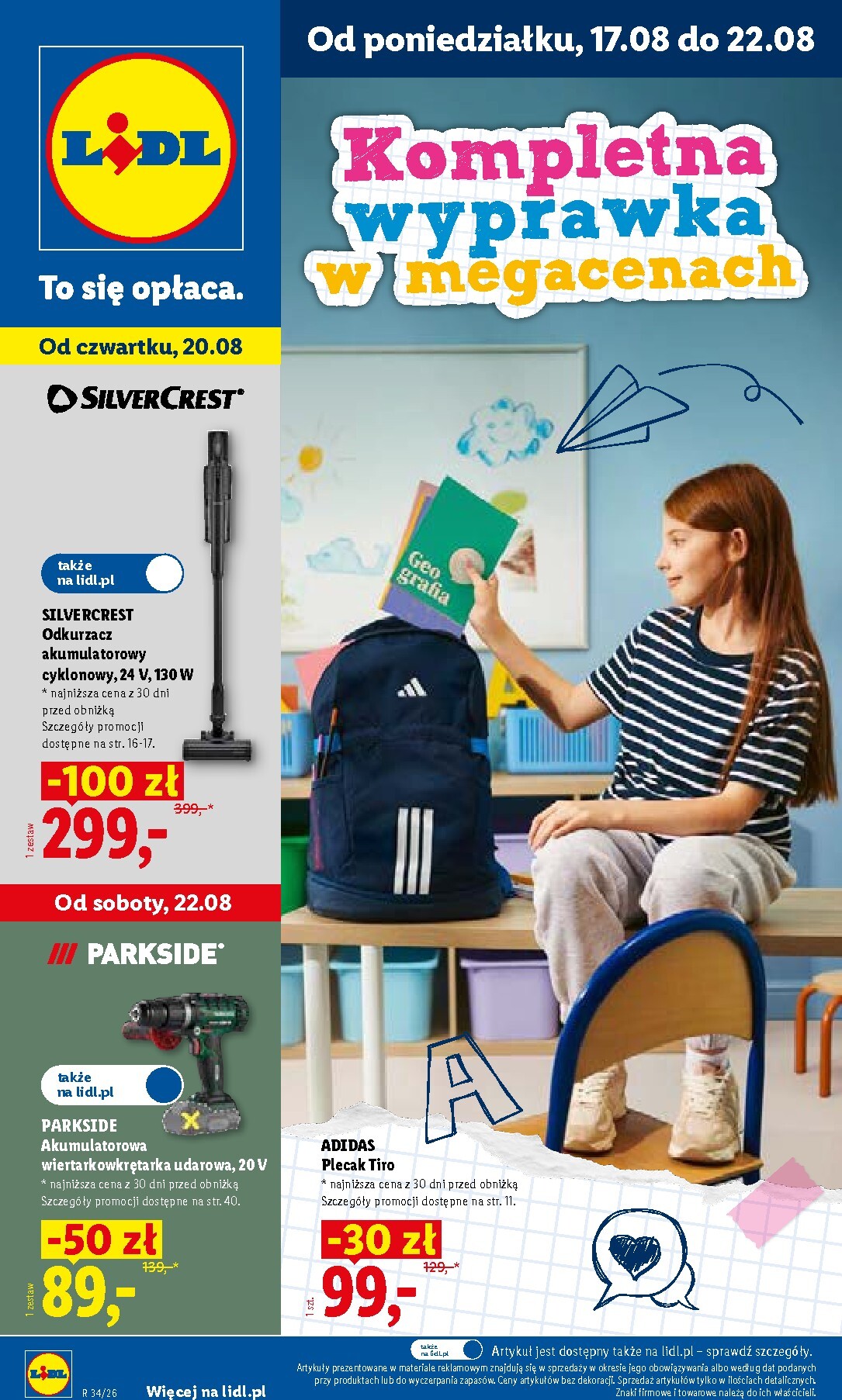 Nowa gazetka Lidl - Okazje ważna od 17.08.2026 do 22.08.2026