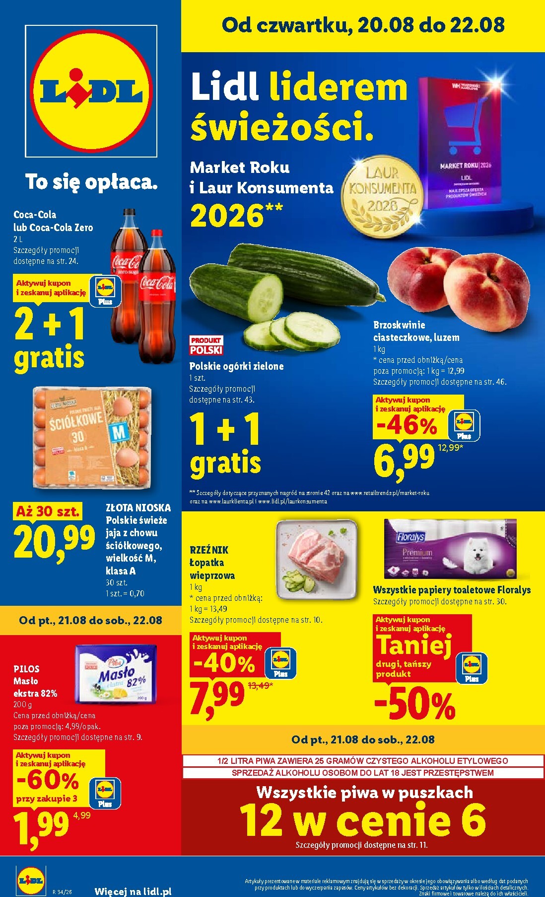 Nowa gazetka Lidl ważna od 20.08.2026 do 22.08.2026