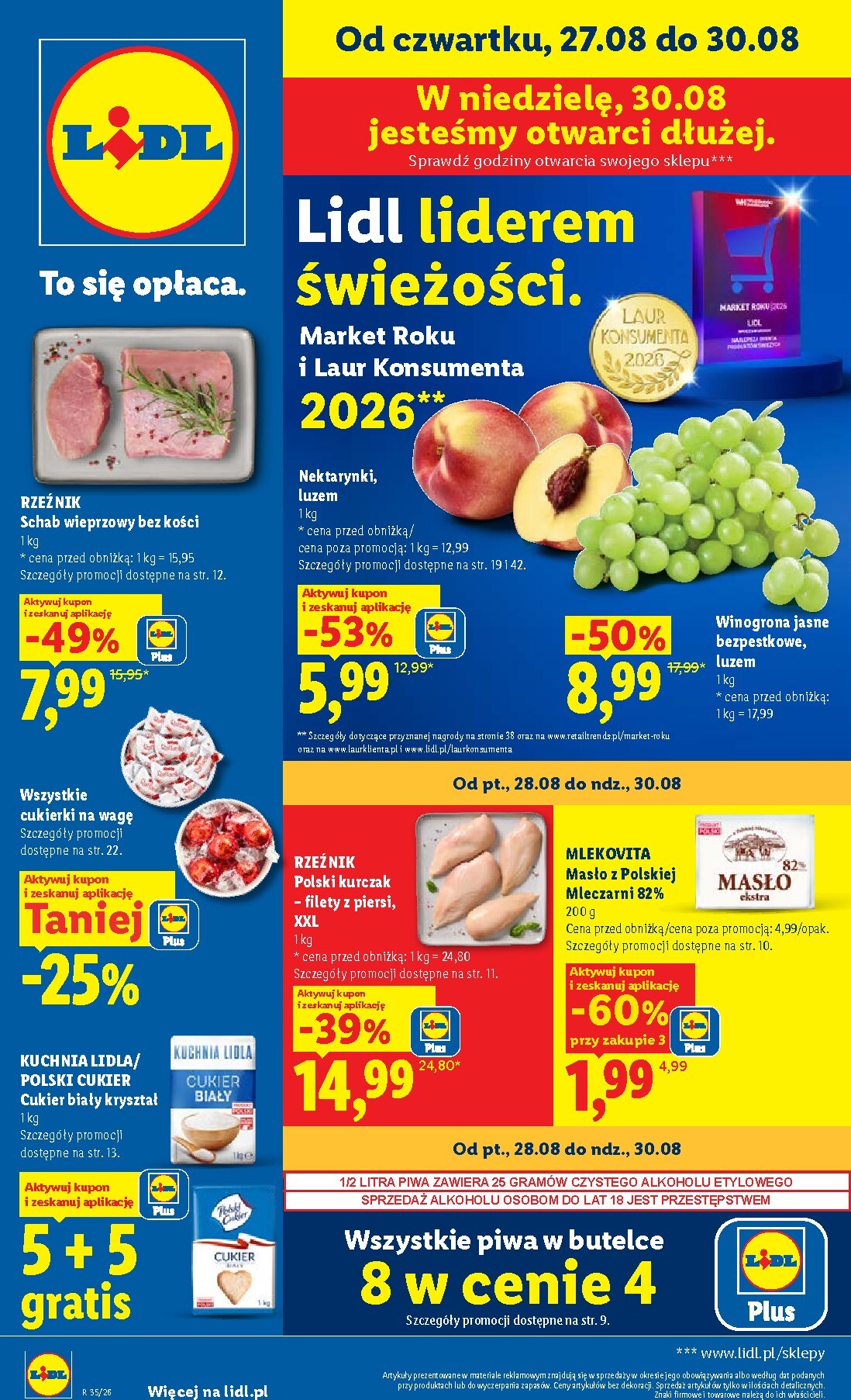 Aktualna gazetka Lidl ważna od 27.08.2026 do 30.08.2026