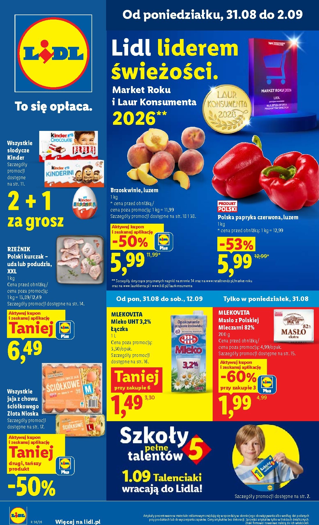 Nowa gazetka Lidl ważna od 31.08.2026 do 02.09.2026
