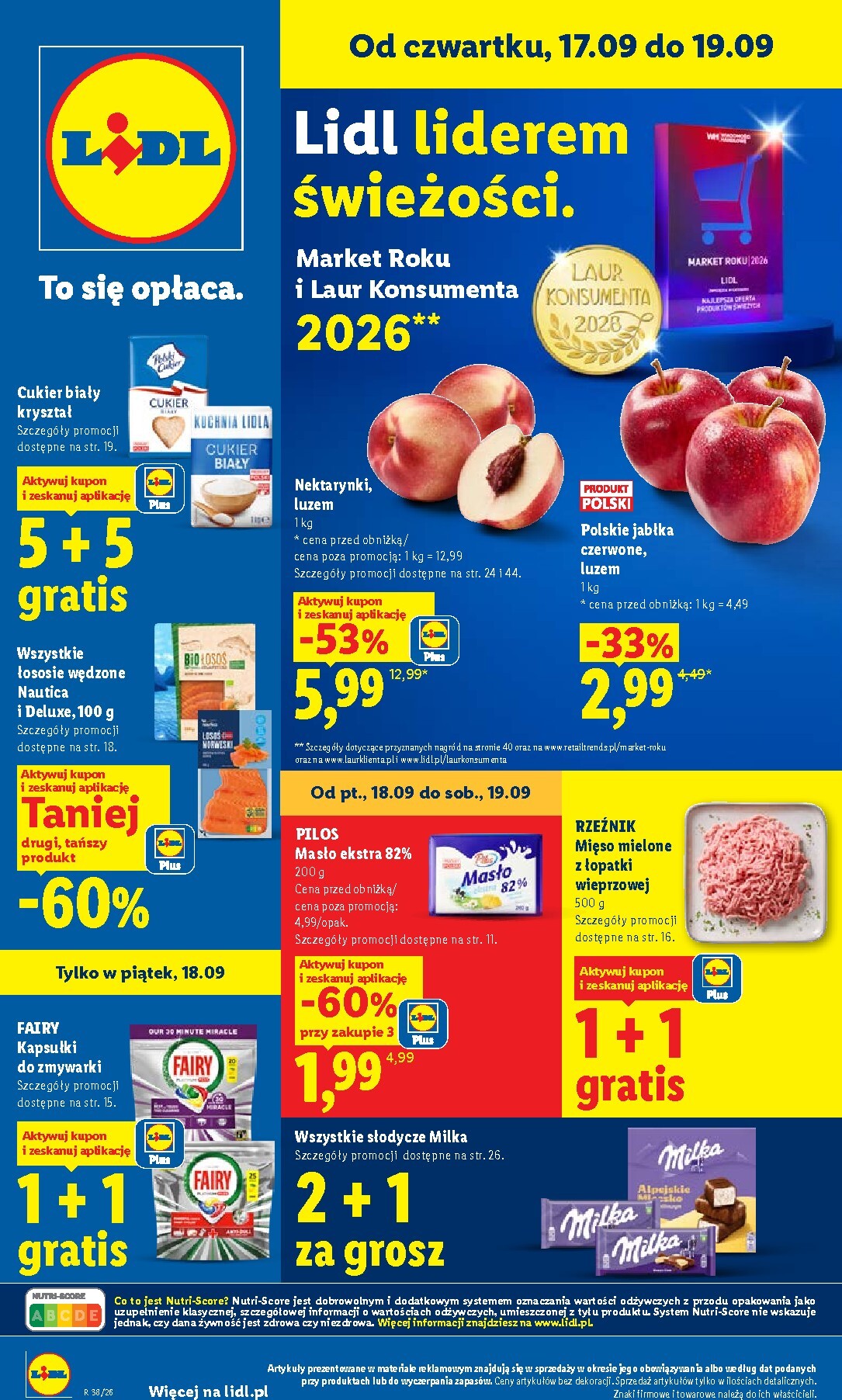 Nowa gazetka Lidl ważna od 17.09.2026 do 19.09.2026
