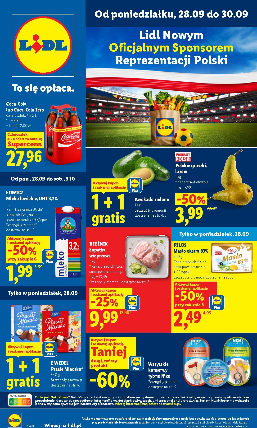 Nowa gazetka Lidl ważna od 28.09.2026 do 30.09.2026