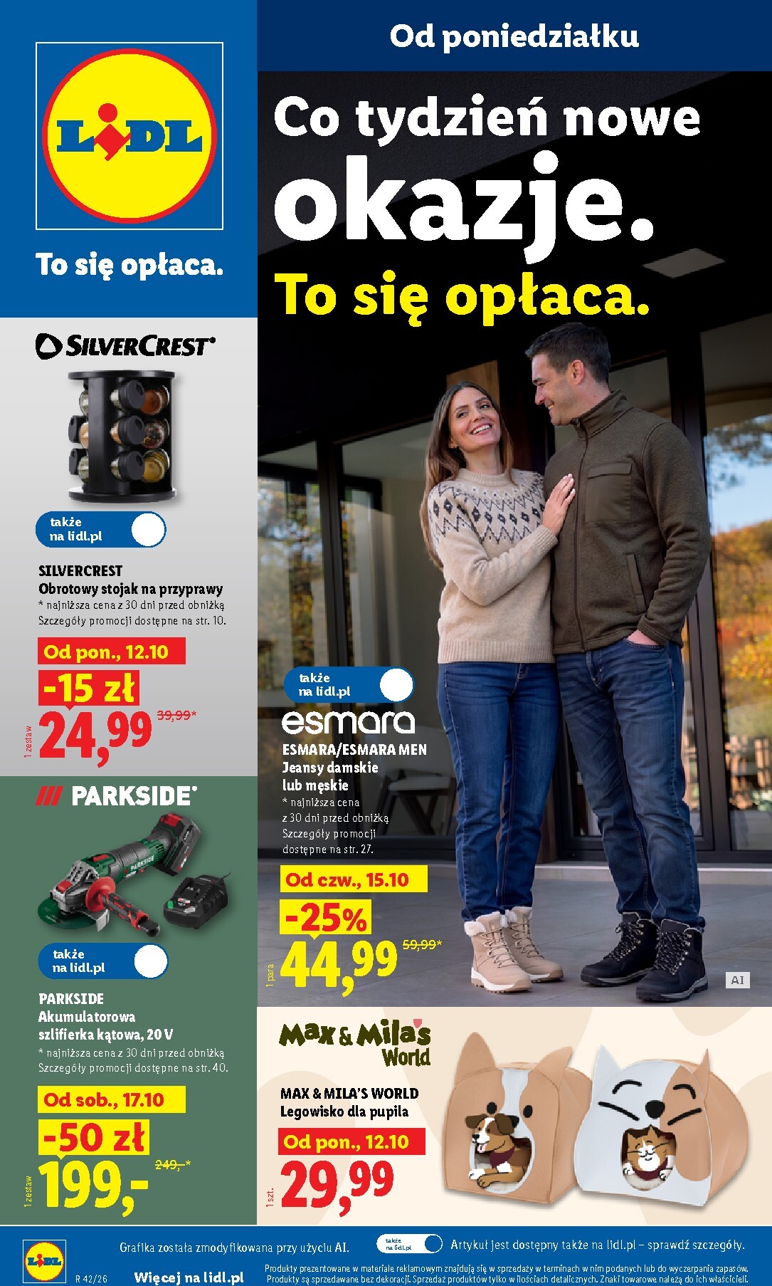 Aktualna gazetka Lidl - Okazje ważna od 12.10.2026 do 24.10.2026