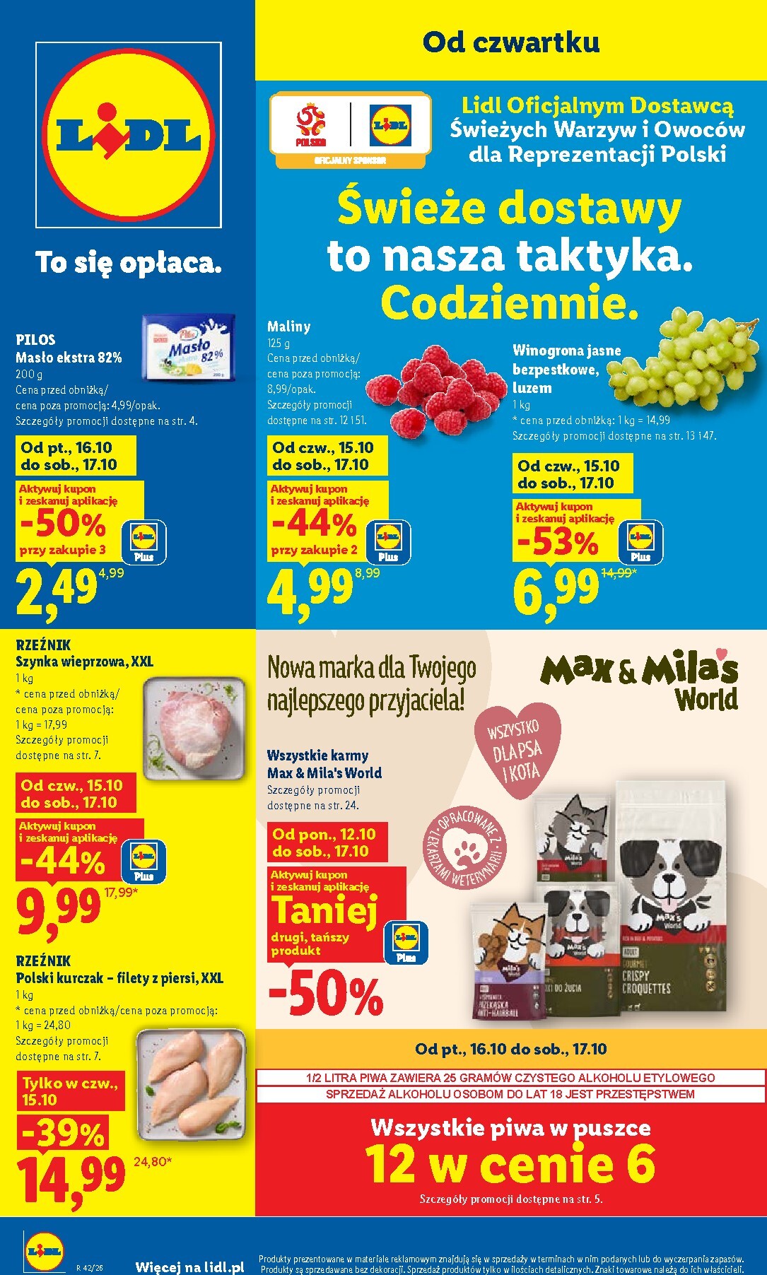 Nowa gazetka Lidl ważna od 15.10.2026 do 17.10.2026