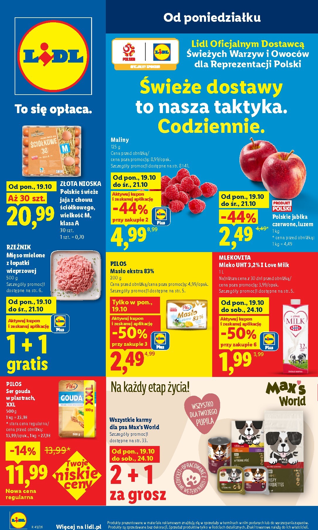 Nowa gazetka Lidl ważna od 19.10.2026 do 21.10.2026