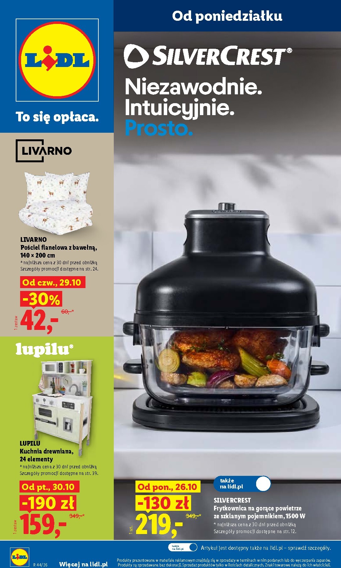 Nowa gazetka Lidl - Okazje ważna od 26.10.2026 do 31.10.2026