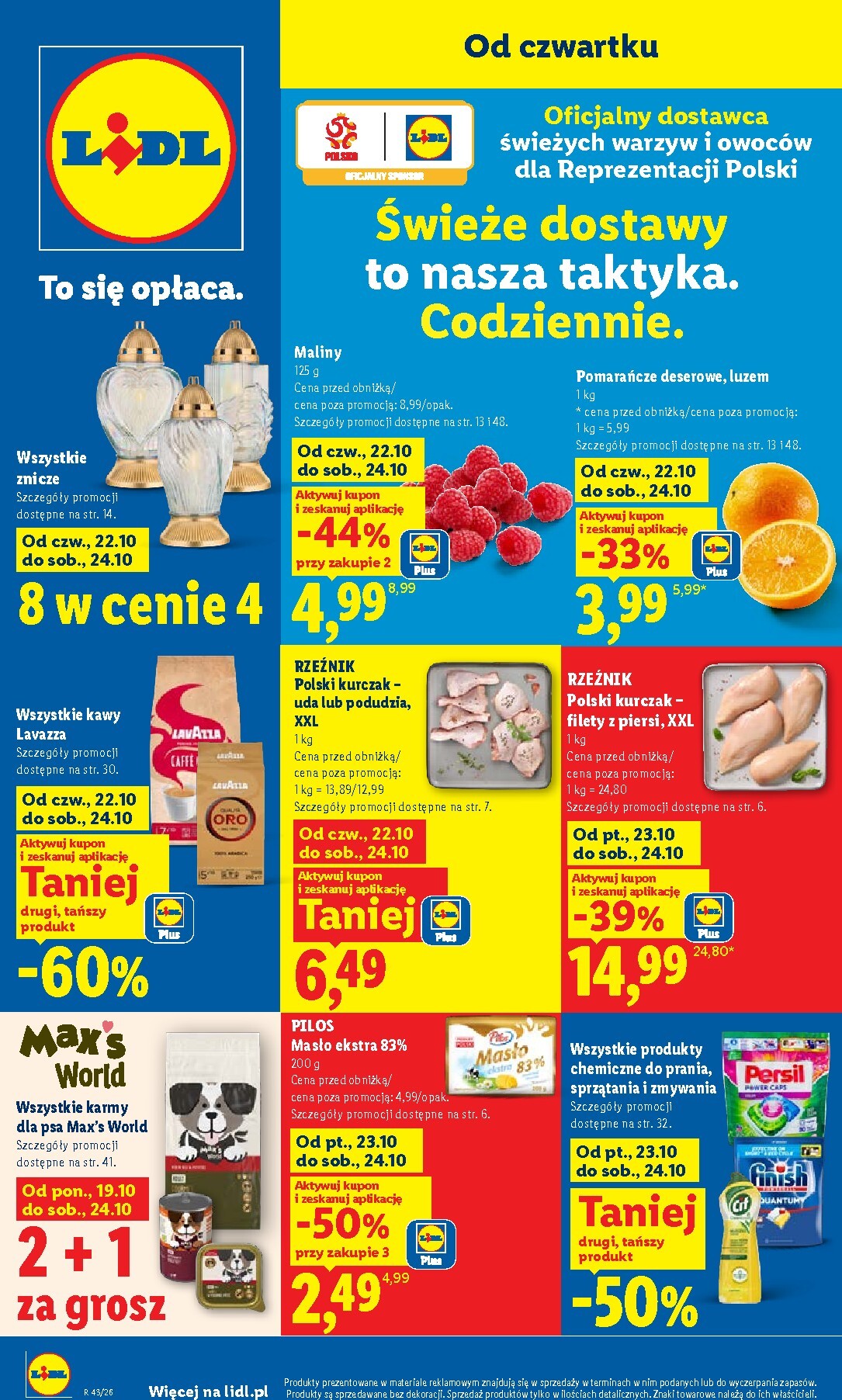 Aktualna gazetka Lidl ważna od 22.10.2026 do 24.10.2026