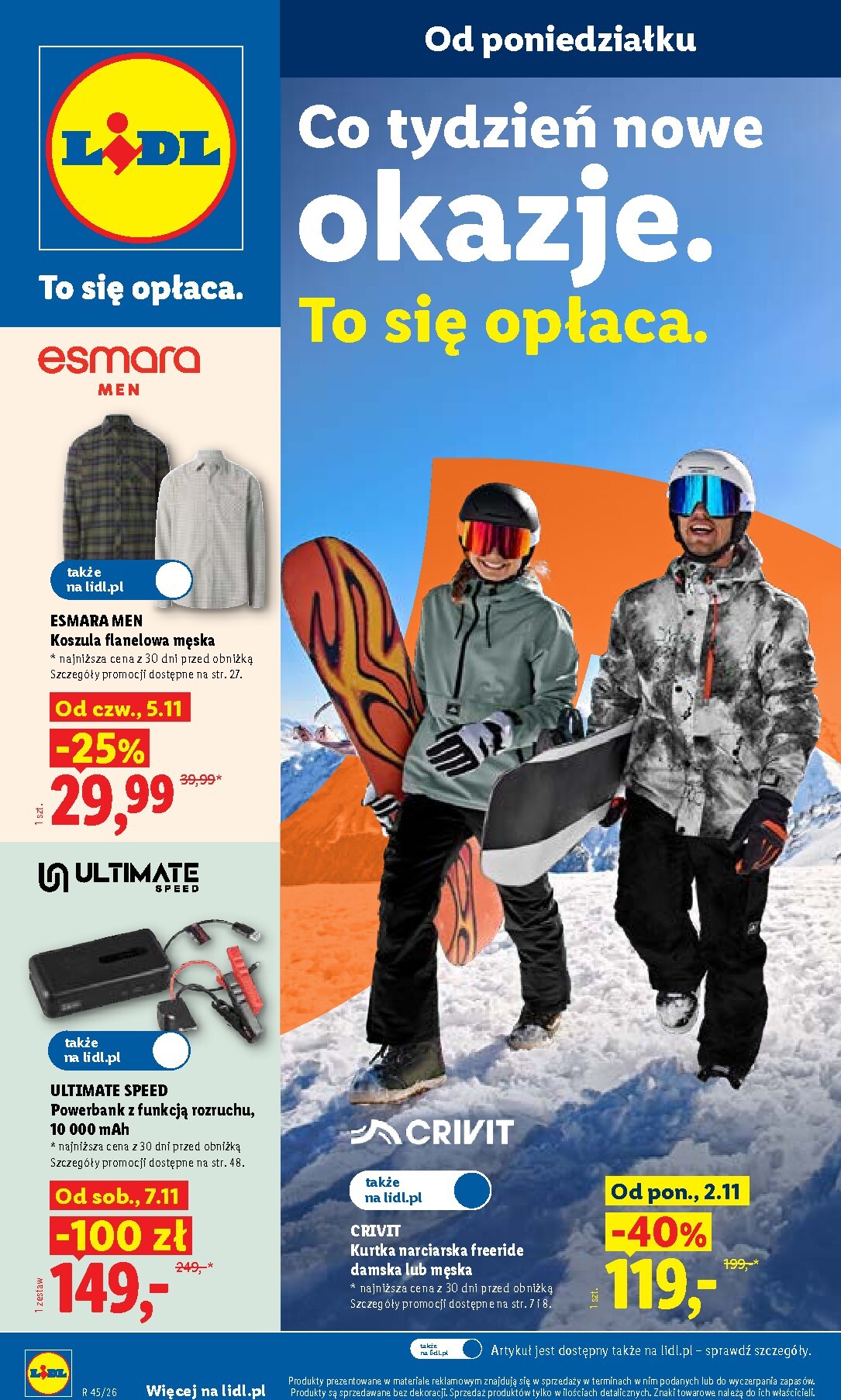 Nowa gazetka Lidl - Okazje ważna od 02.11.2026 do 07.11.2026
