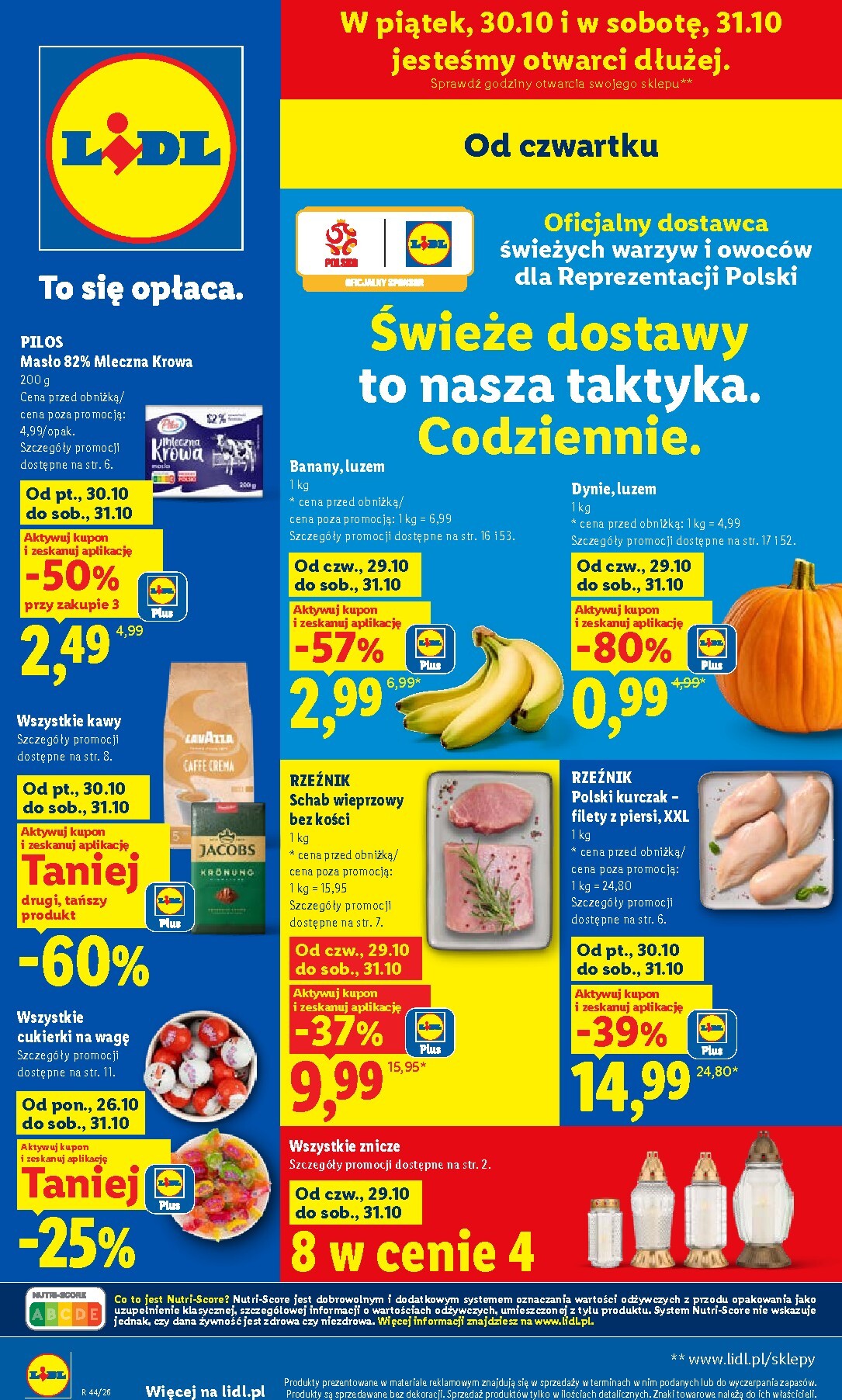 Aktualna gazetka Lidl ważna od 29.10.2026 do 31.10.2026