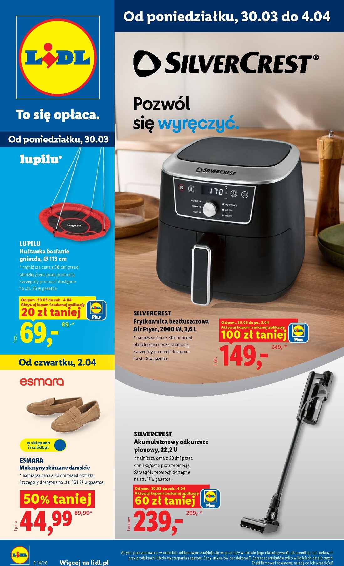 Gazetka Lidl - Katalog Okazji - ważna od 30.03.2026 do 04.04.2026