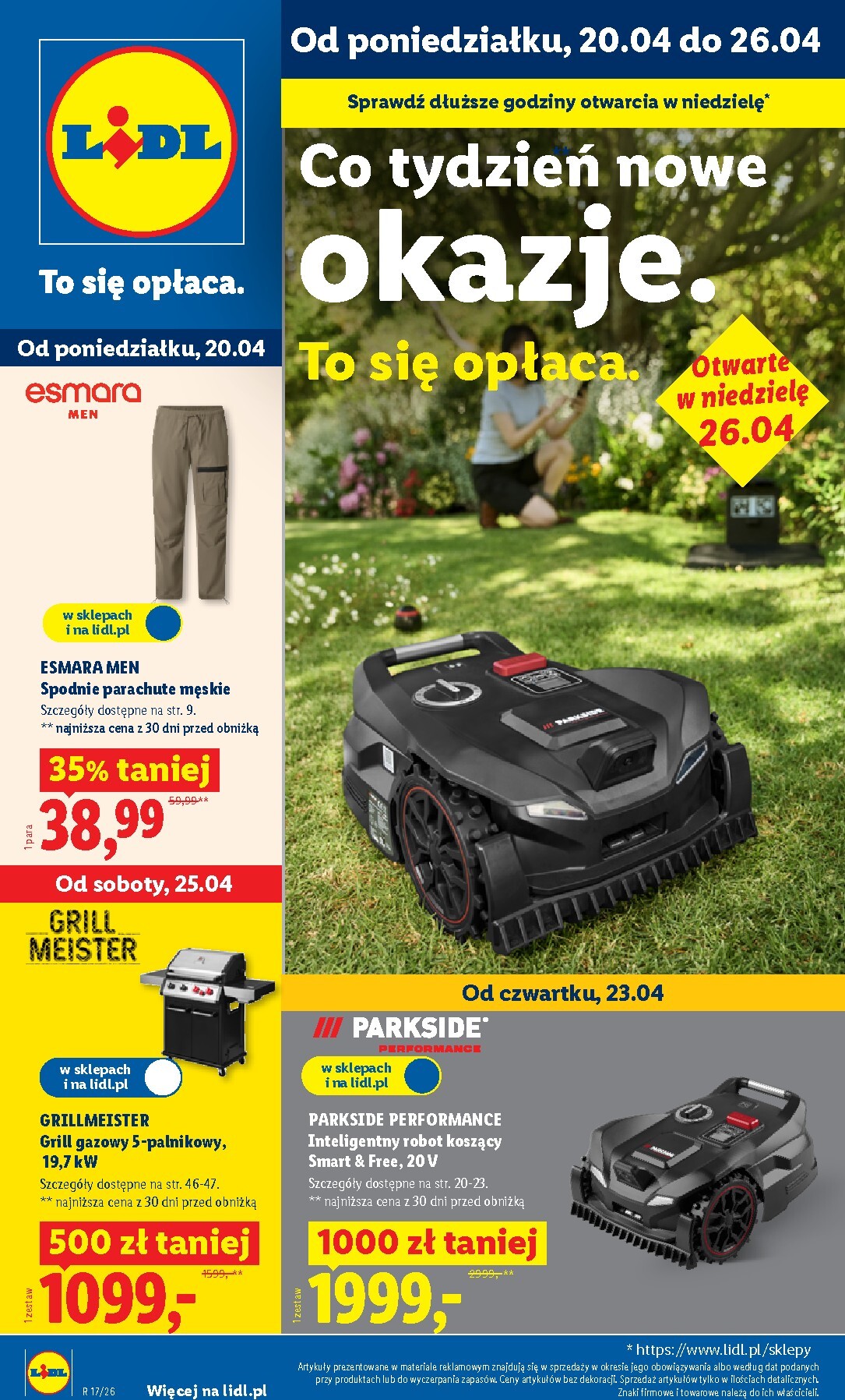 Aktualna gazetka Lidl - Katalog ważny ważna od 20.04.2026 do 26.04.2026