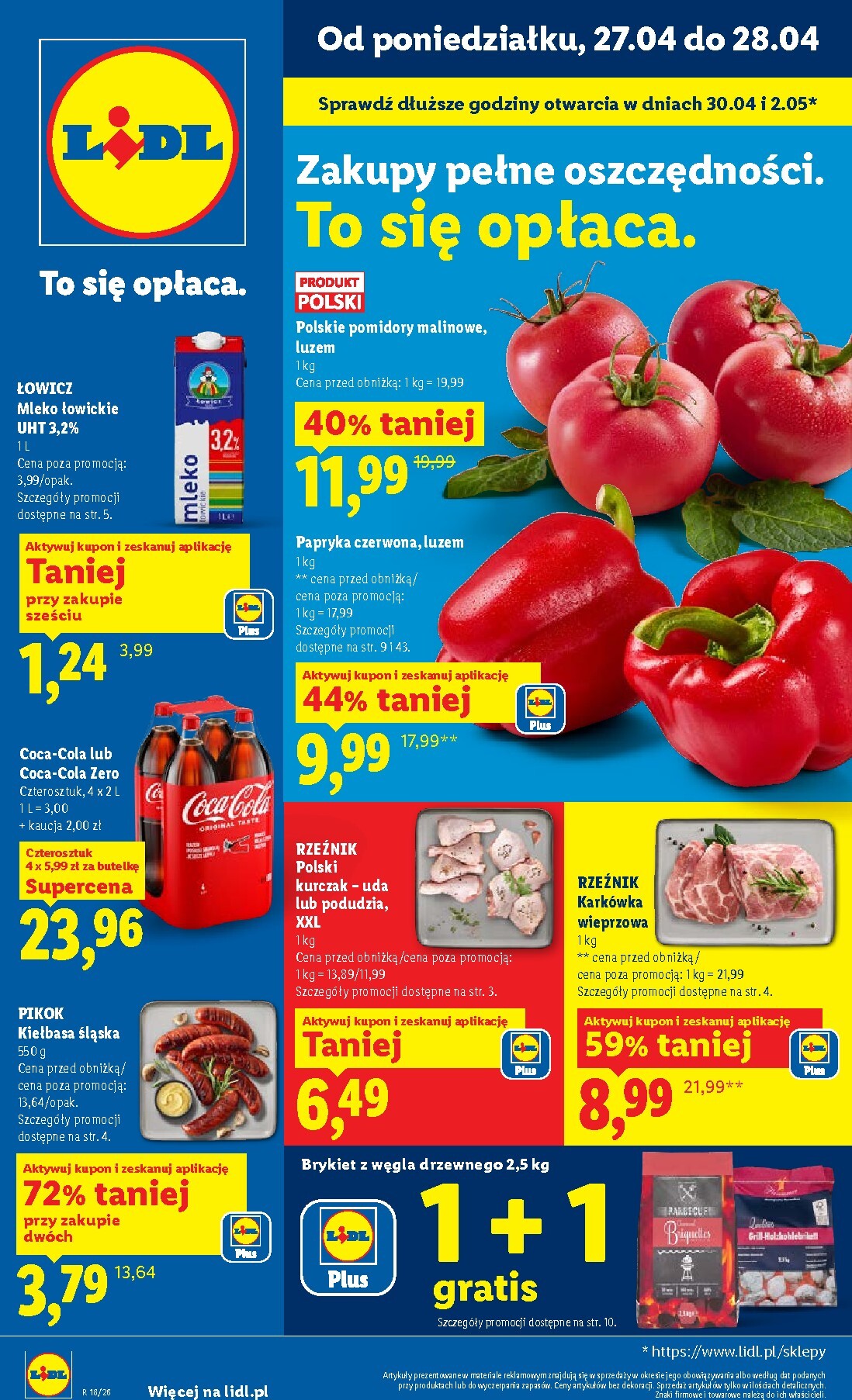 Aktualna gazetka Lidl ważna od 27.04.2026 do 28.04.2026