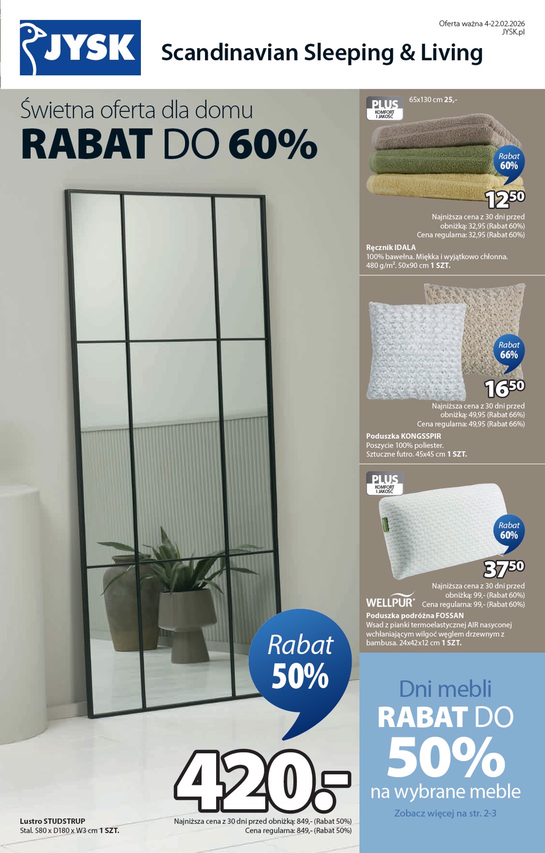 Gazetka JYSK - ważna od 04.02.2026 do 22.02.2026
