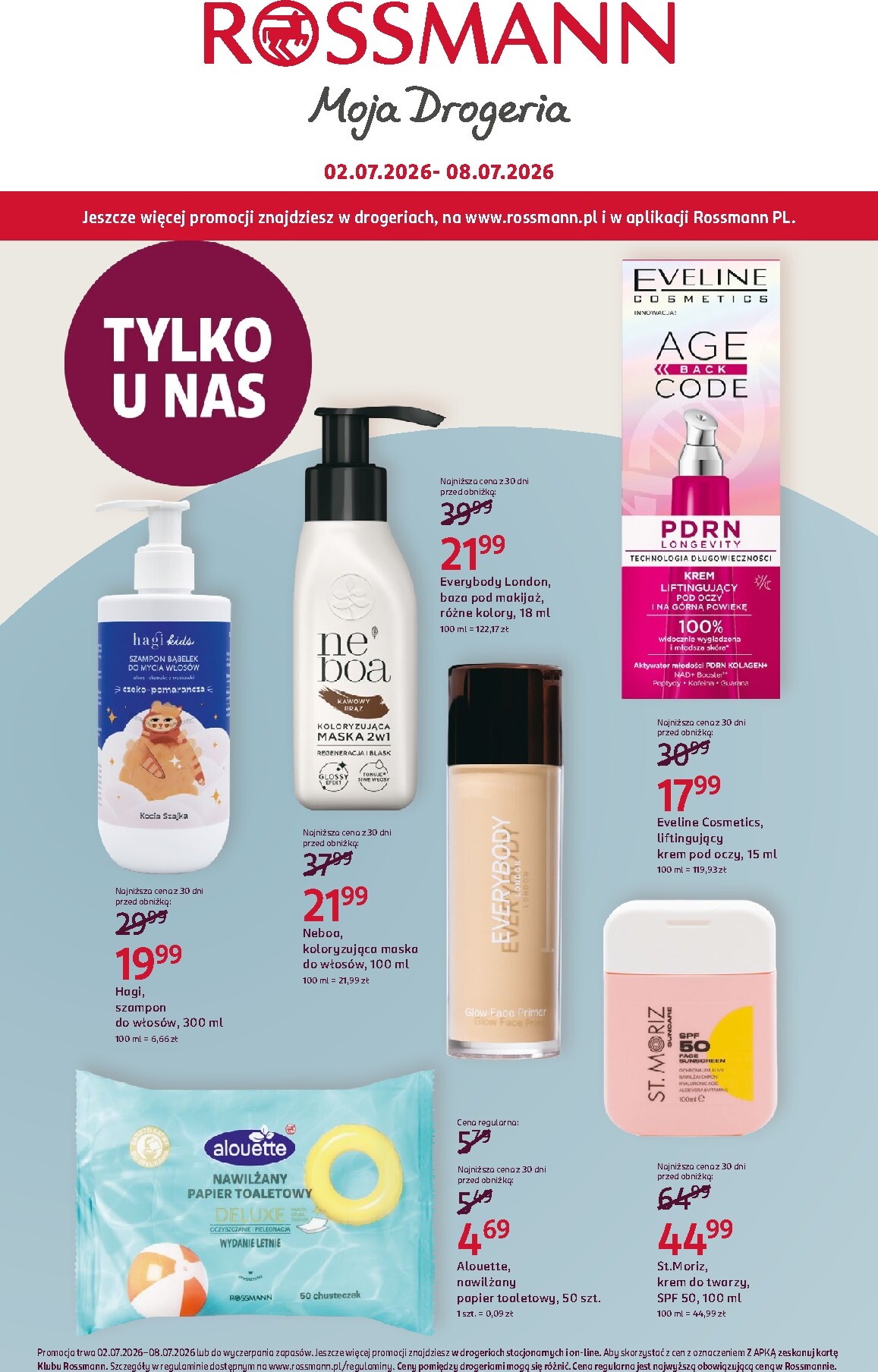 Aktualna gazetka Rossmann ważna od 02.07.2026 do 08.07.2026