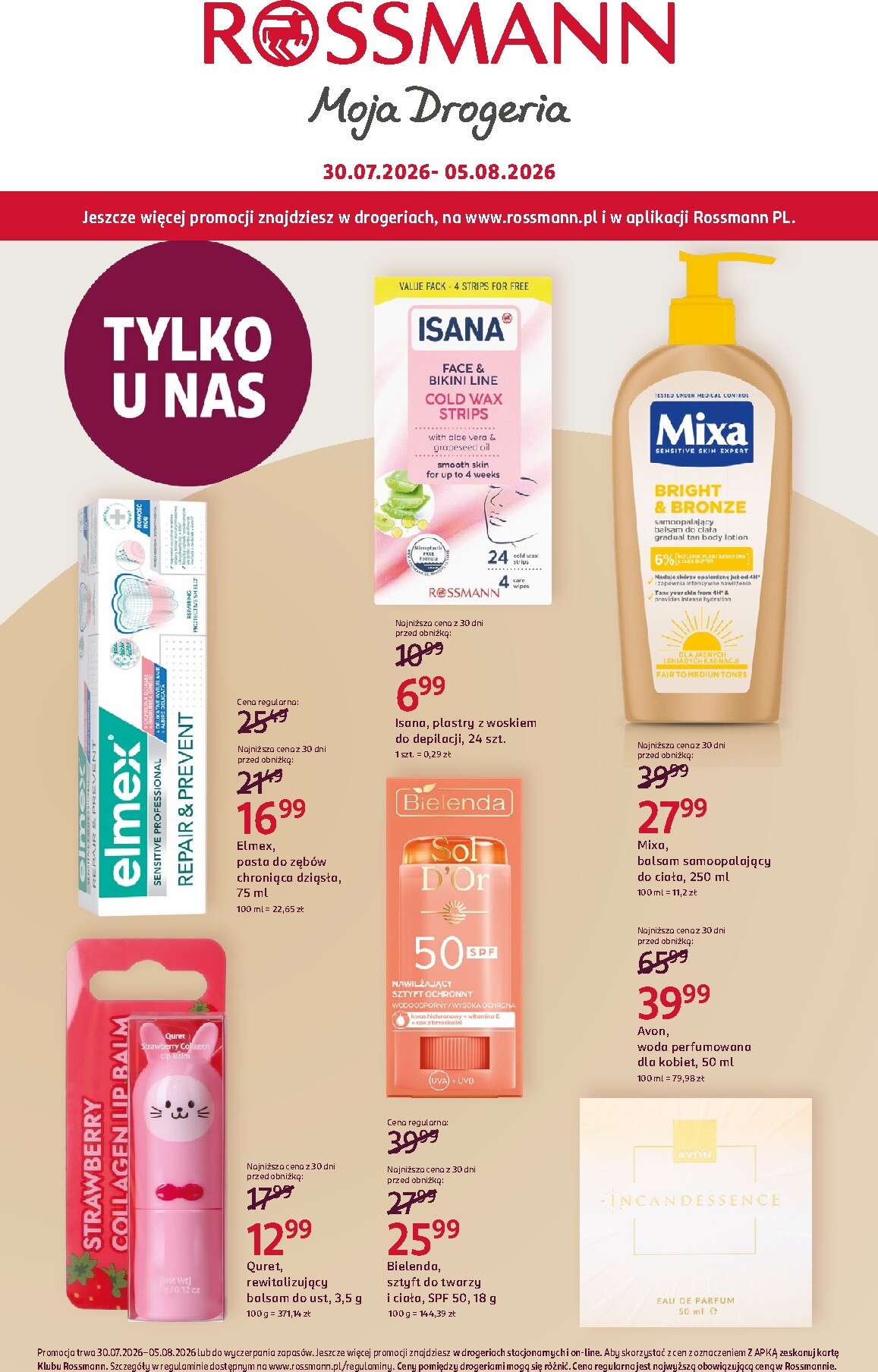 Aktualna gazetka Rossmann ważna od 30.07.2026 do 05.08.2026