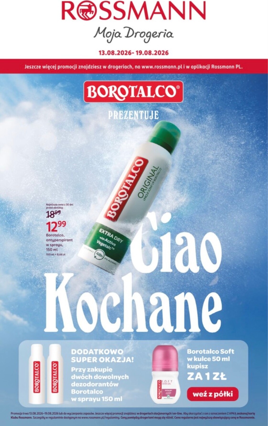 Aktualna gazetka Rossmann ważna od 13.08.2026 do 19.08.2026