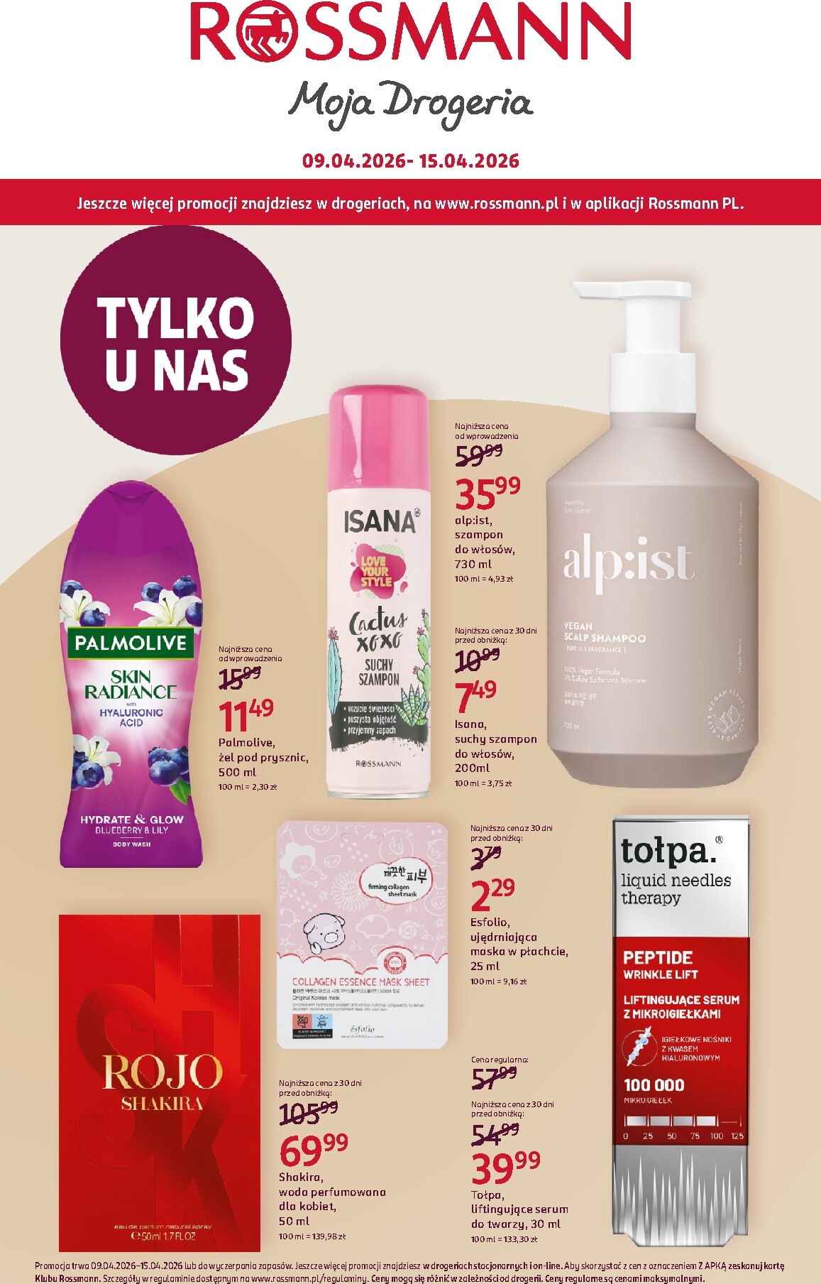 Aktualna gazetka Rossmann ważna od 09.04.2026 do 15.04.2026