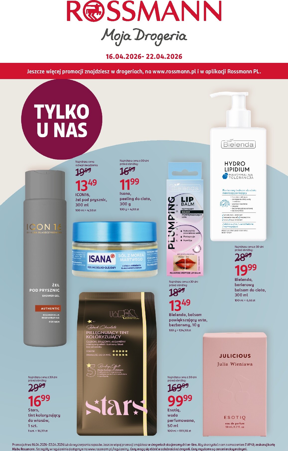 Aktualna gazetka Rossmann ważna od 16.04.2026 do 22.04.2026