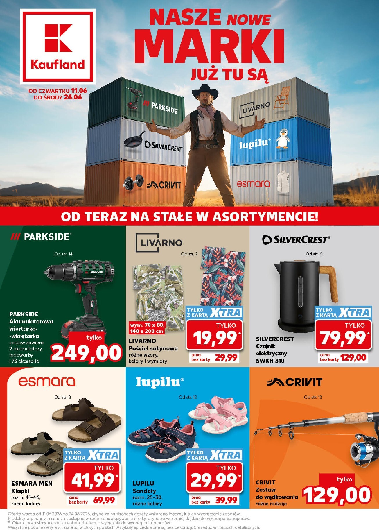 Nowa gazetka Kaufland - Nowe Marki ważna od 11.06.2026 do 24.06.2026