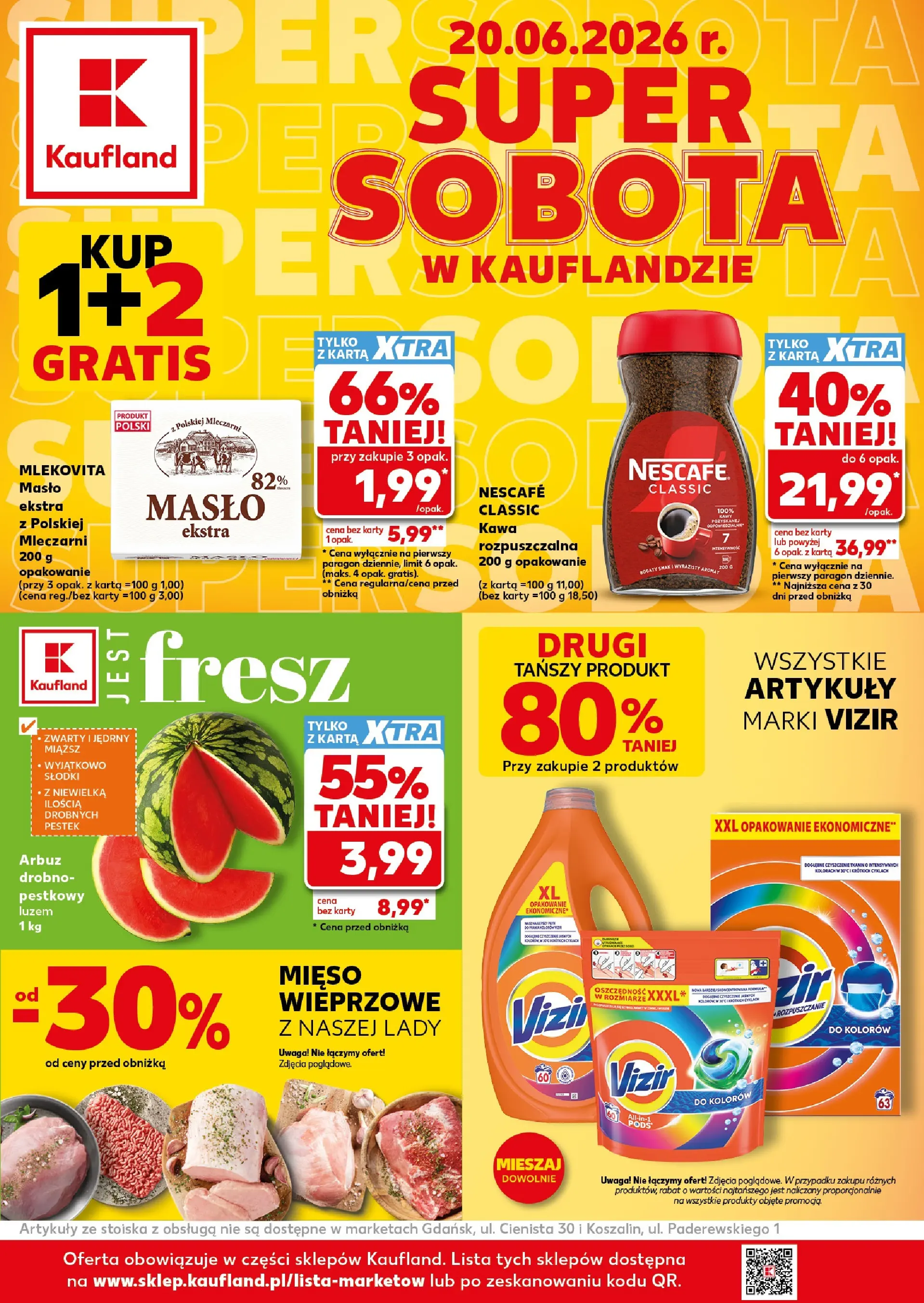 Nowa gazetka Kaufland - Super Sobota ważna od 20.06.2026 do 30.06.2026