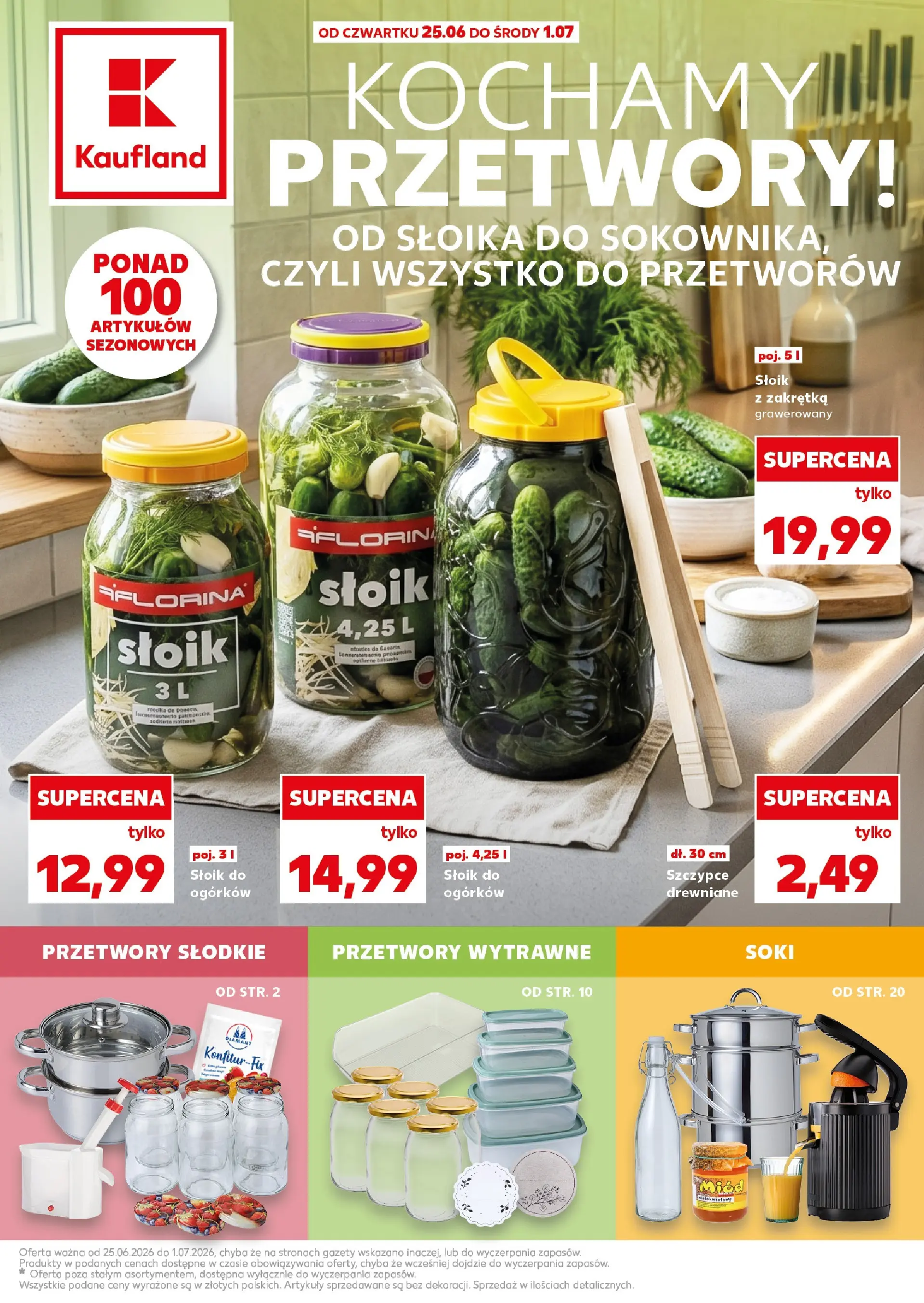 Nowa gazetka Kaufland - Kochamy Przetwory ważna od 25.06.2026 do 01.07.2026