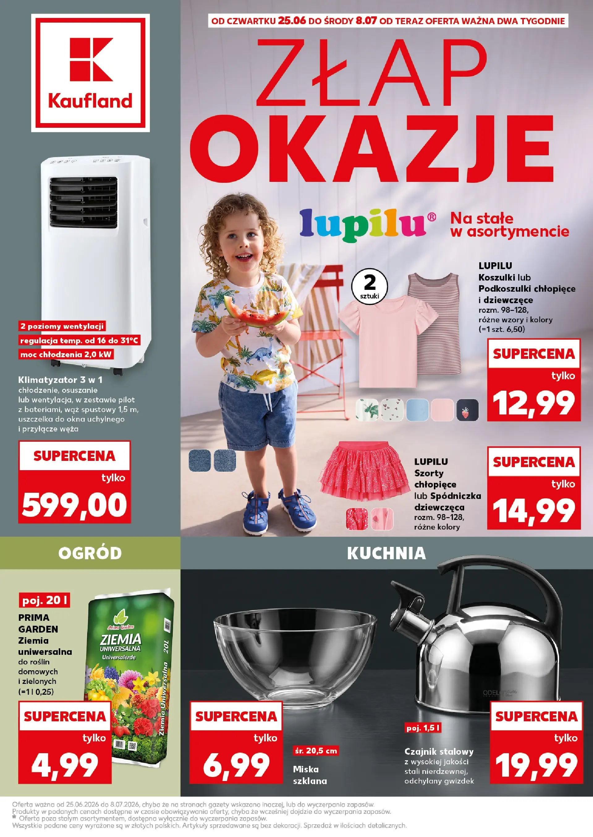 Nowa gazetka Kaufland - Złap Okazje ważna od 25.06.2026 do 08.07.2026