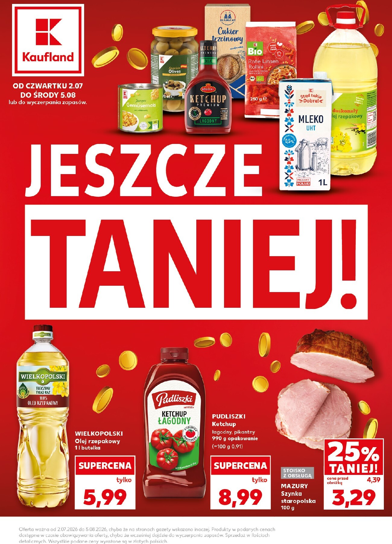 Nowa gazetka Kaufland - Jeszcze Taniej ważna od 02.07.2026 do 05.08.2026