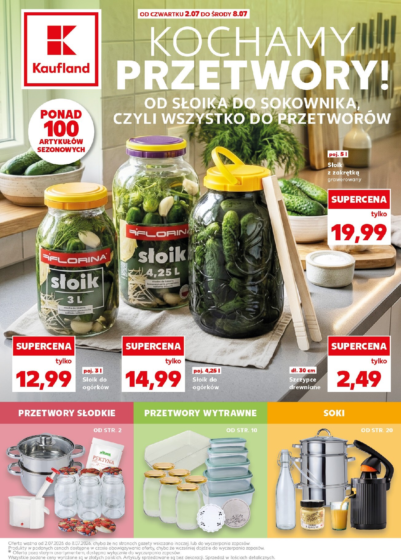 Nowa gazetka Kaufland - Kochamy przetwory! ważna od 02.07.2026 do 08.07.2026