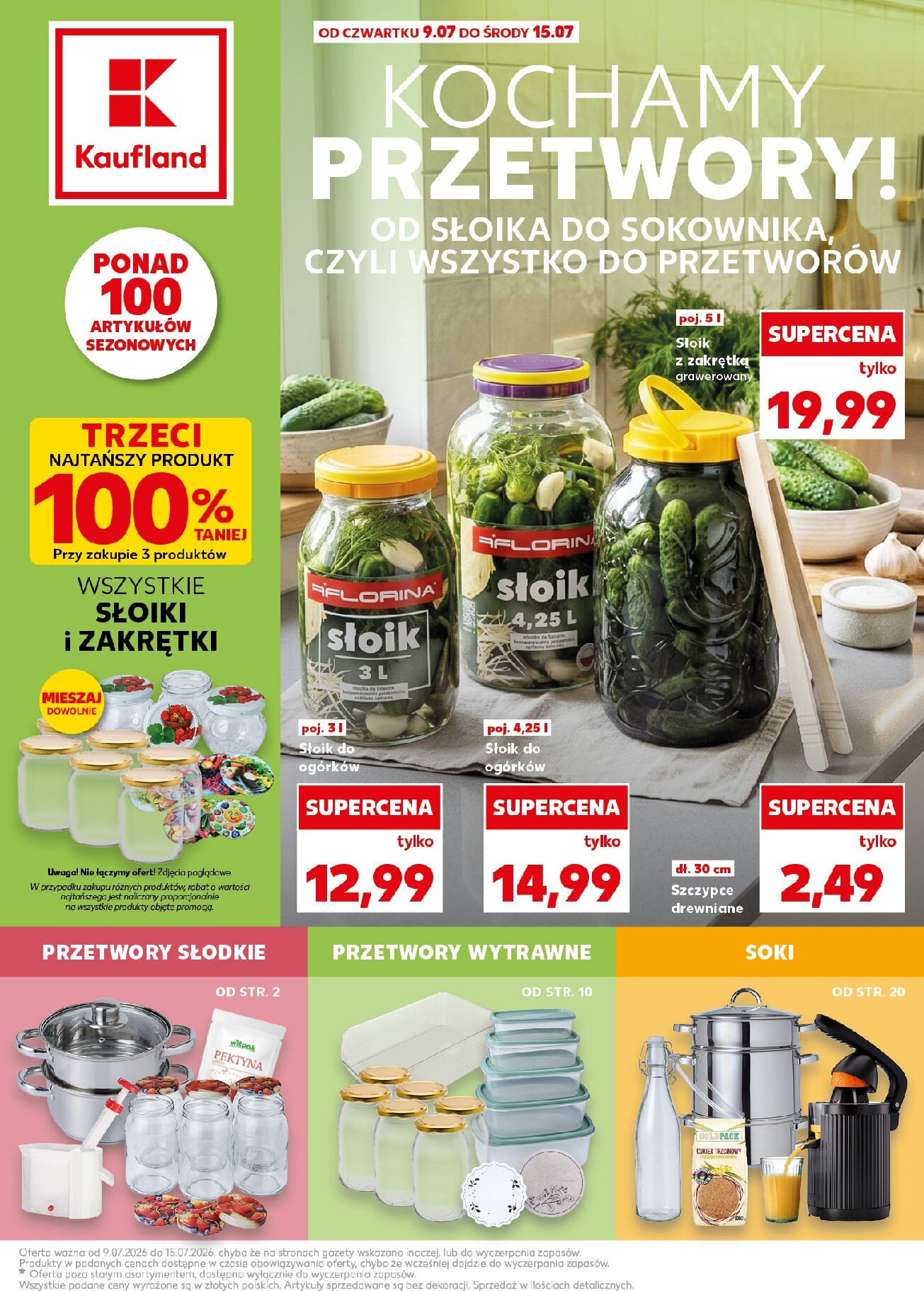 Nowa gazetka Kaufland - Kochamy przetwory ważna od 09.07.2026 do 15.07.2026
