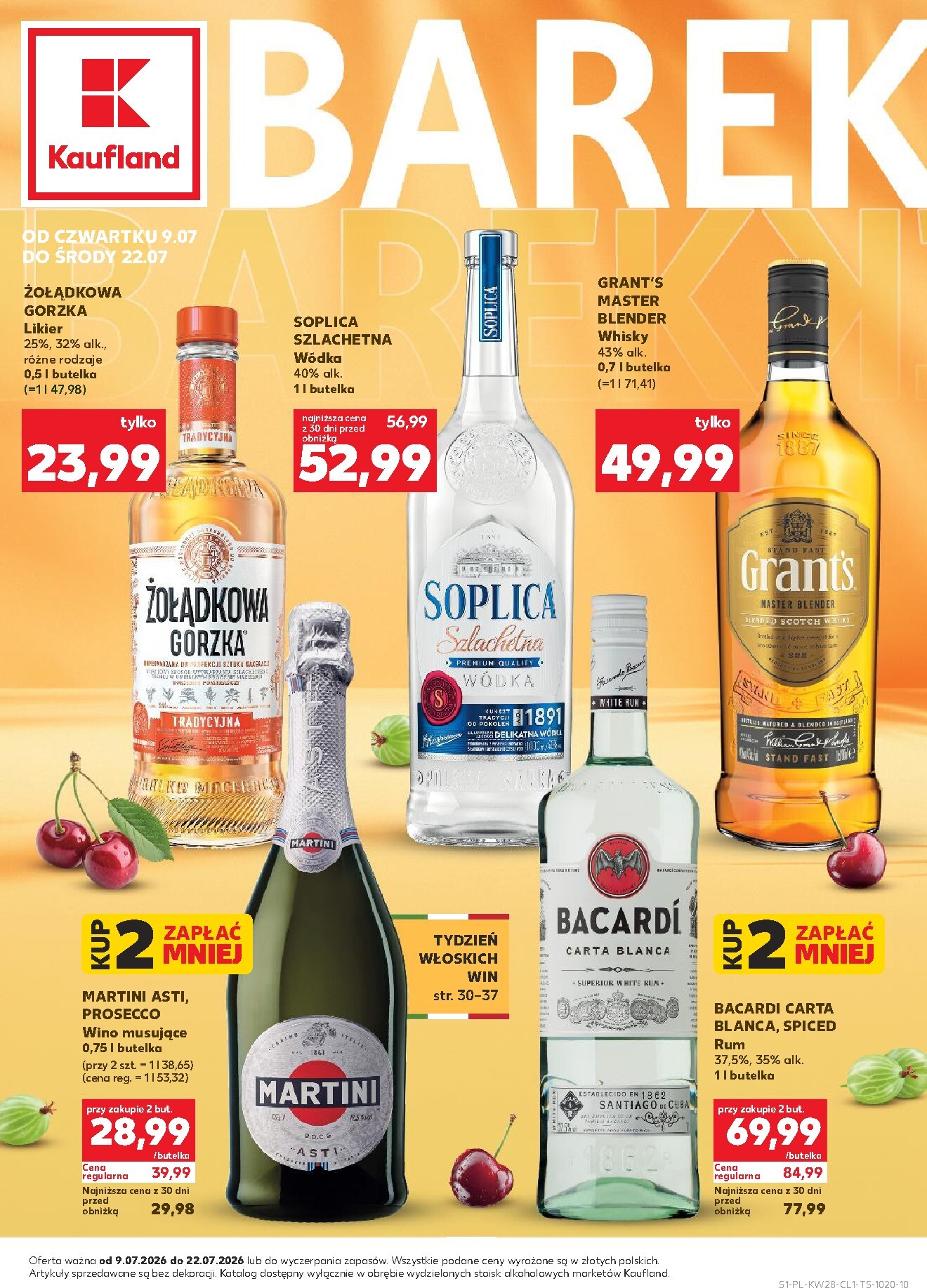 Nowa gazetka Kaufland - Barek ważna od 09.07.2026 do 22.07.2026