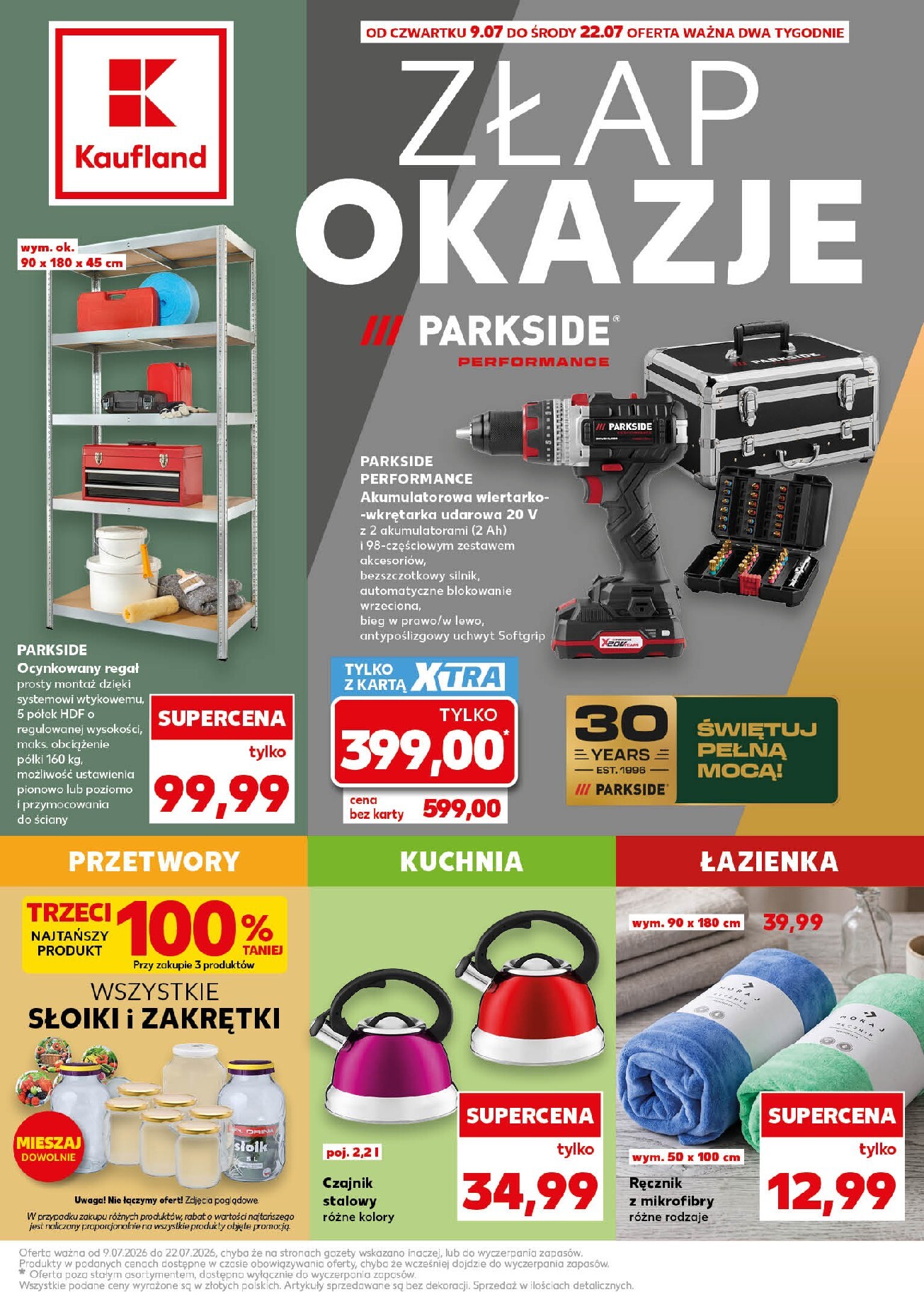Nowa gazetka Kaufland - Okazje ważna od 09.07.2026 do 22.07.2026