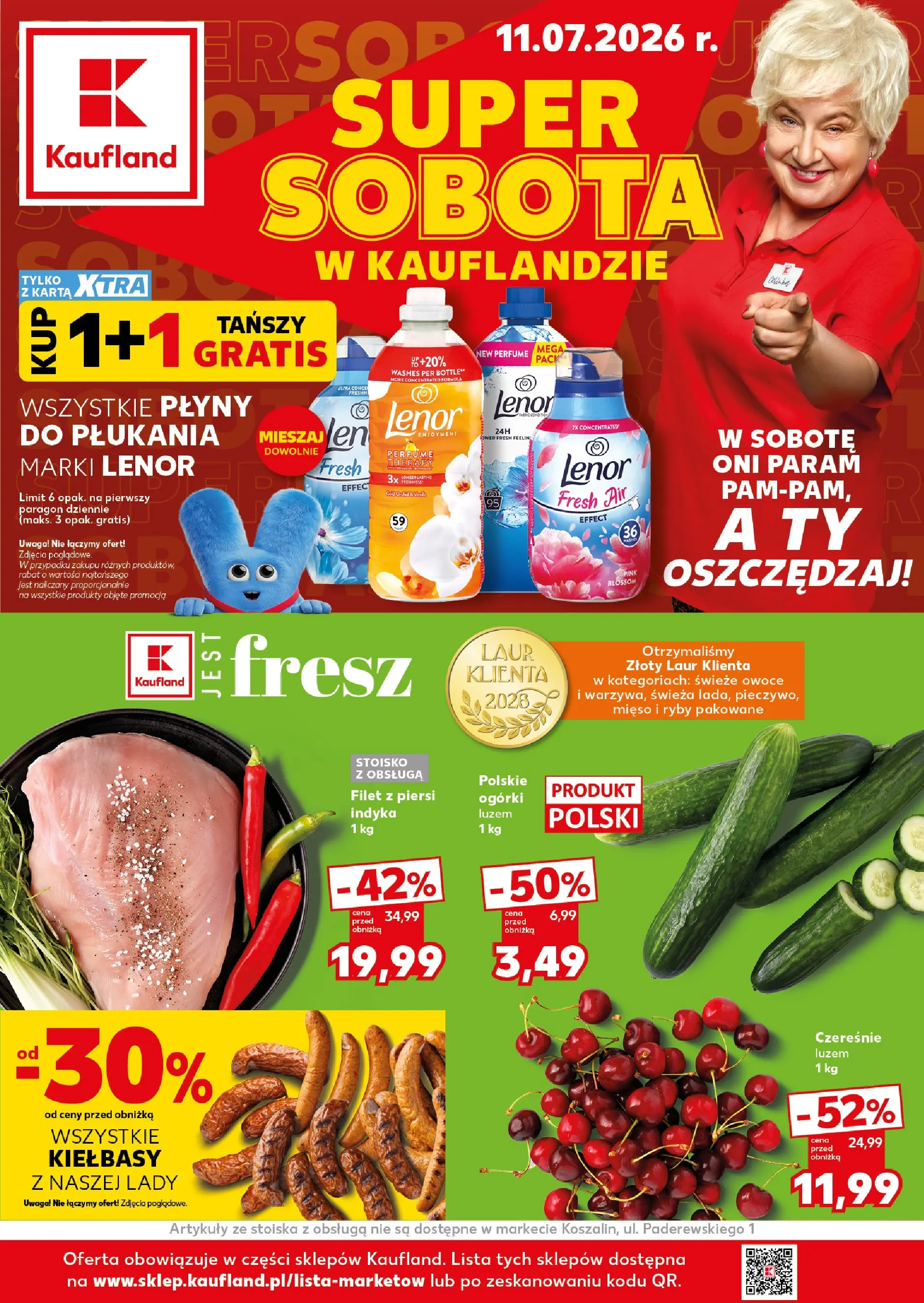 Nowa gazetka Kaufland ważna od 11.07.2026 - 11.07.2026