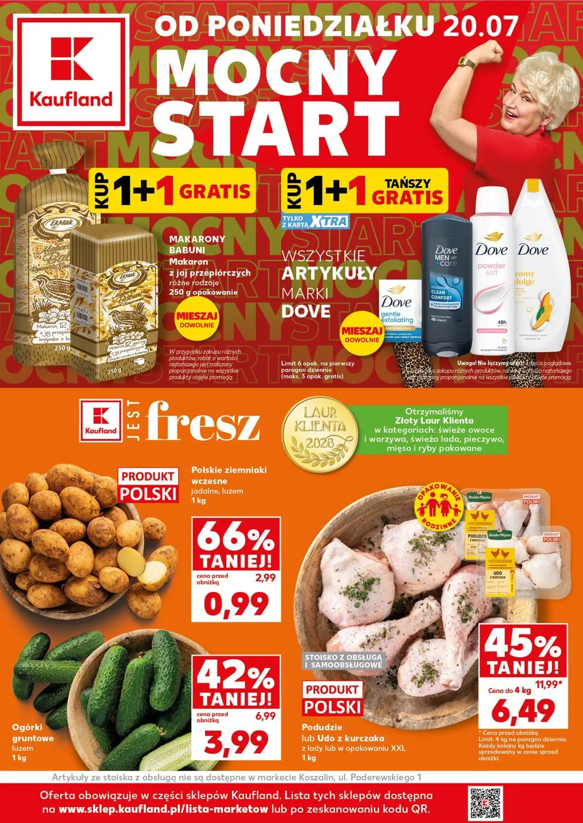 Nowa gazetka Kaufland - Kaufland Mocny Start ważne do 22.07 ważna od 20.07.2026 do 31.07.2026
