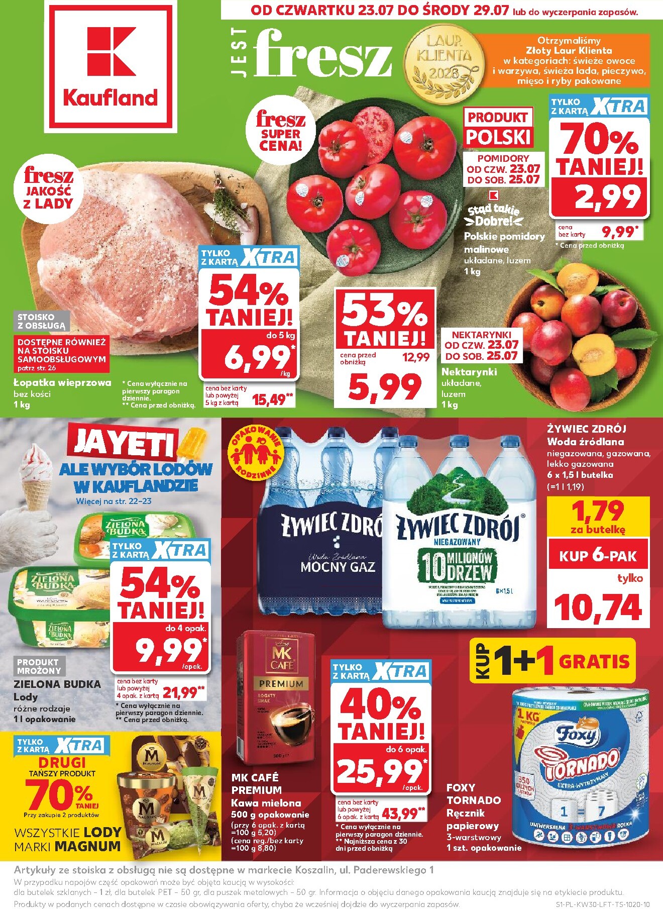 Nowa gazetka Kaufland ważna od 23.07.2026 do 29.07.2026