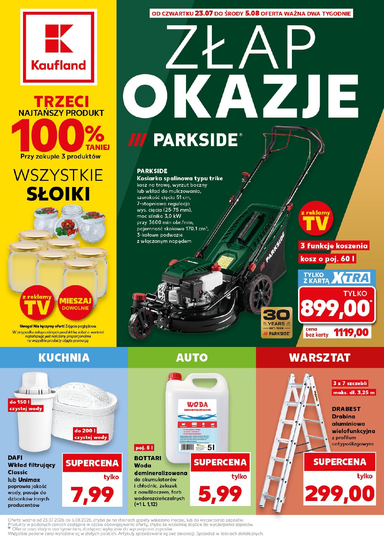 Nowa gazetka Kaufland - Okazje ważna od 23.07.2026 do 05.08.2026