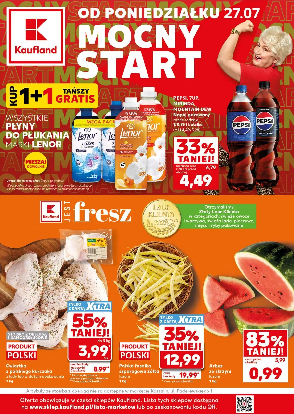 Nowa gazetka Kaufland - Mocny Start ważna od 27.07.2026 do 29.07.2026