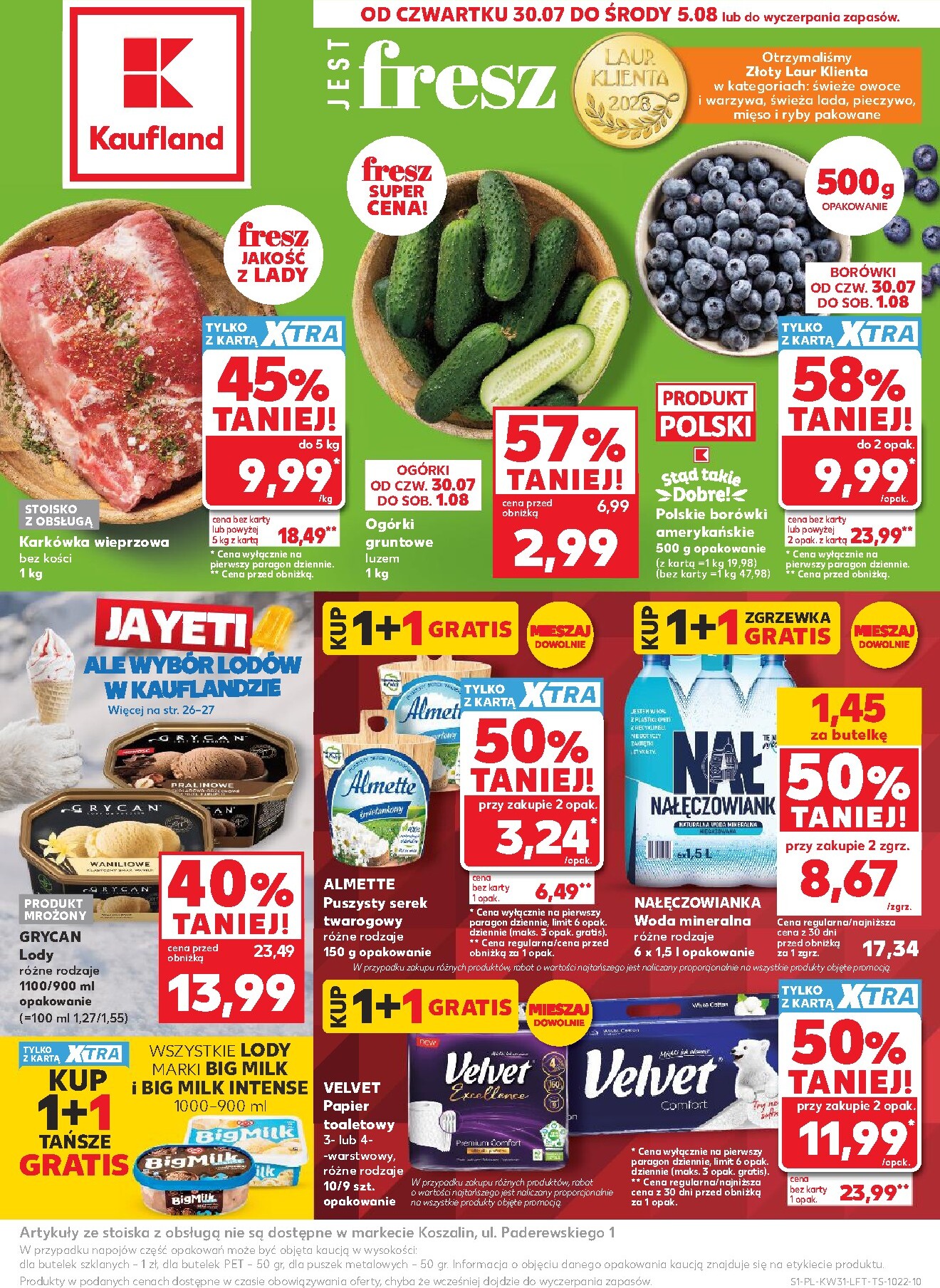Nowa gazetka Kaufland ważna od 30.07.2026 do 05.08.2026