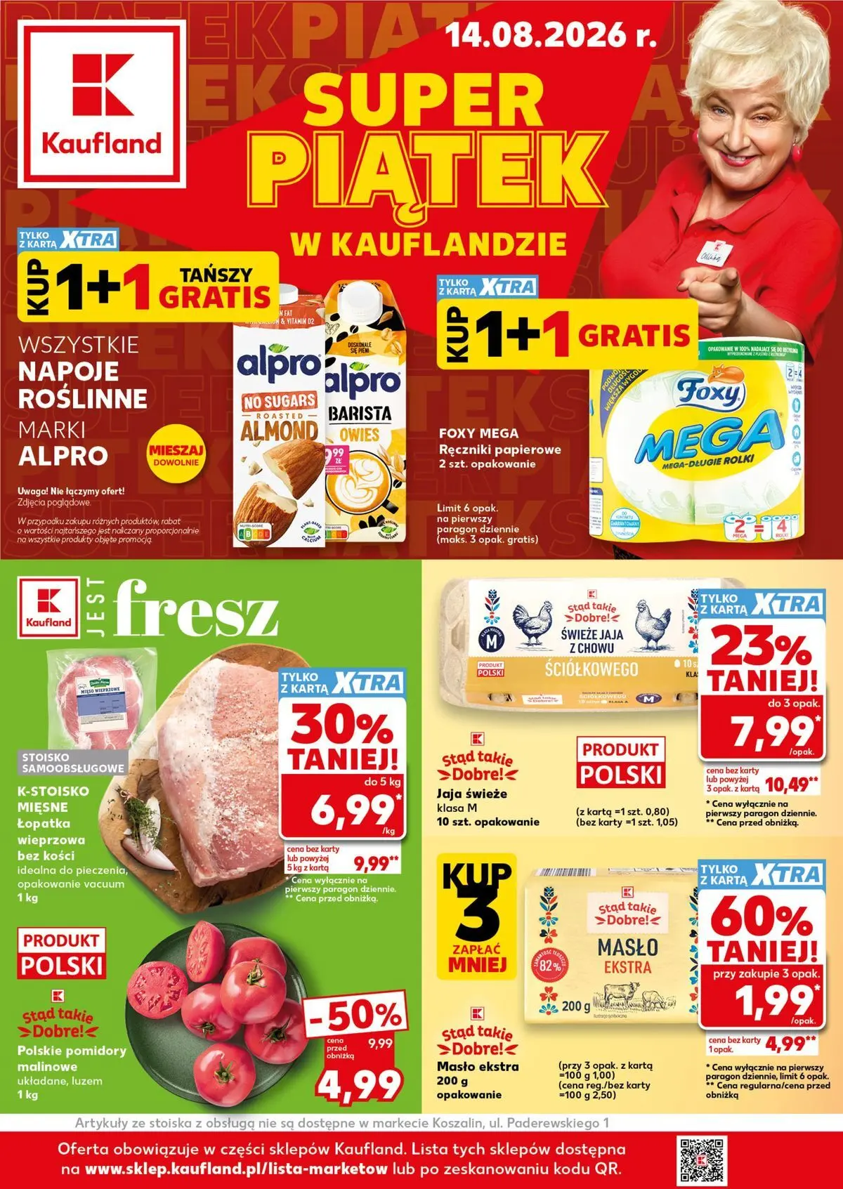 Nowa gazetka Kaufland Super Piątek ważna od 14.08.2026 - 14.08.2026