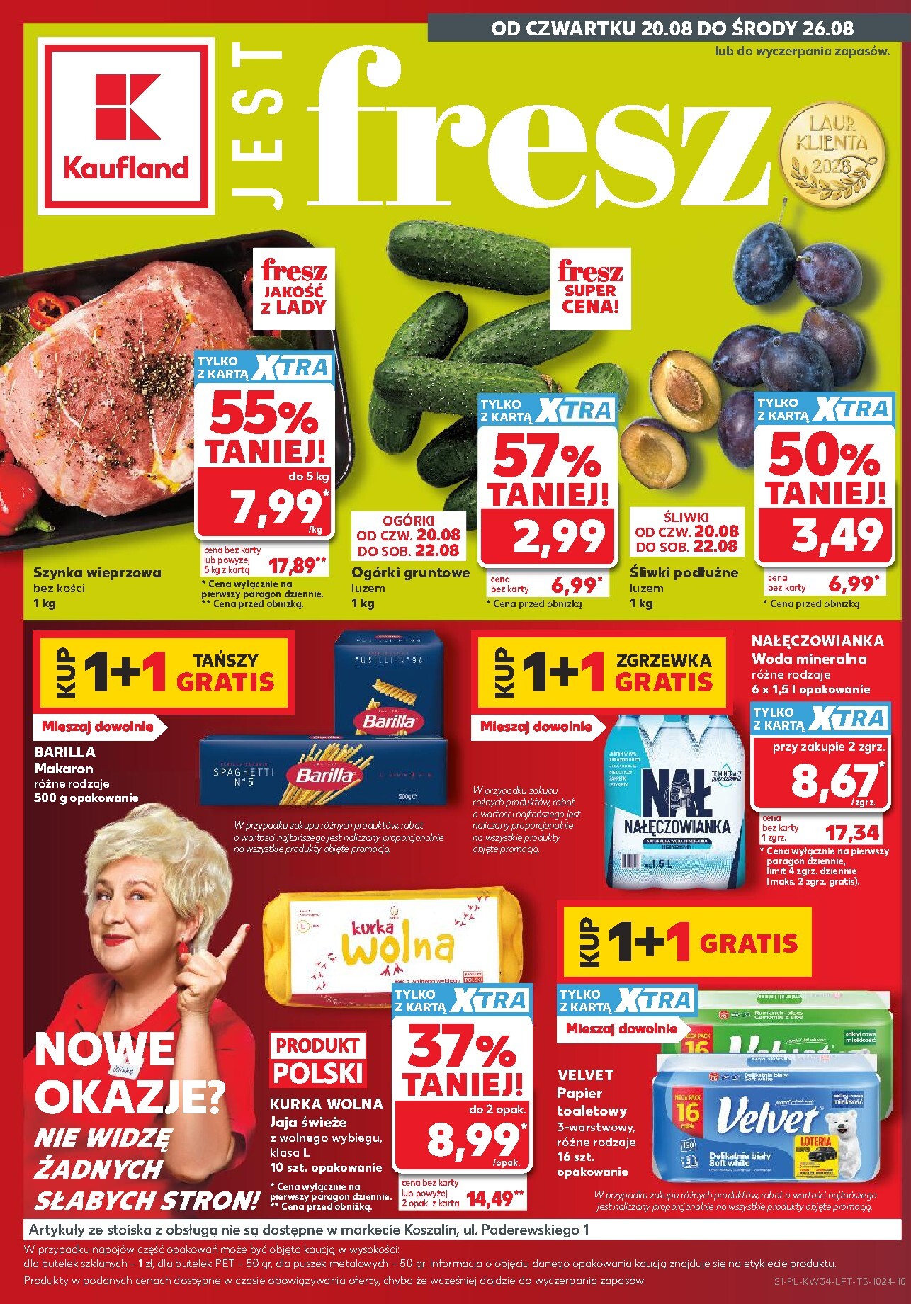 Nowa gazetka Kaufland ważna od 20.08.2026 do 26.08.2026