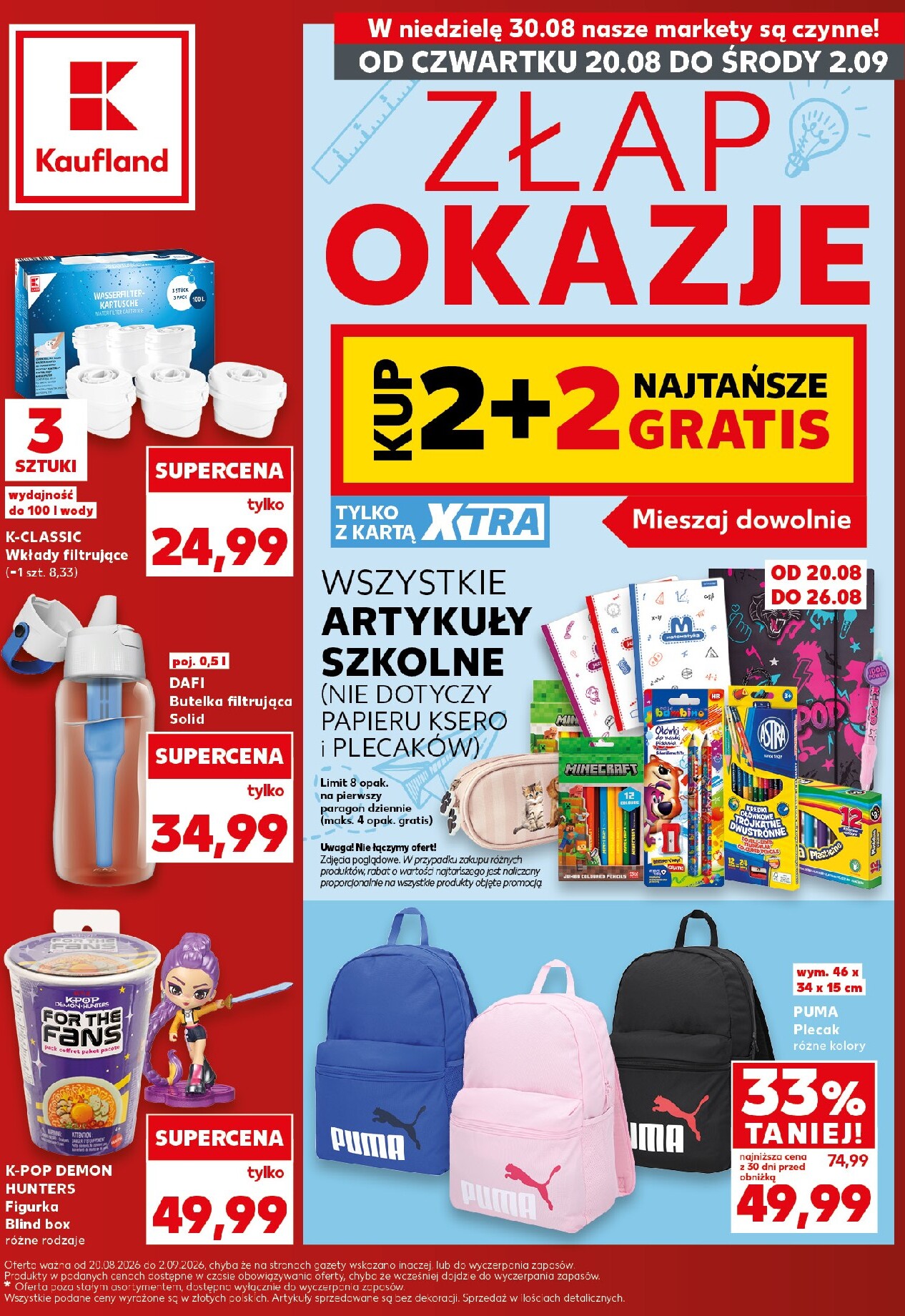 Nowa gazetka Kaufland - Okazje ważna od 20.08.2026 do 02.09.2026