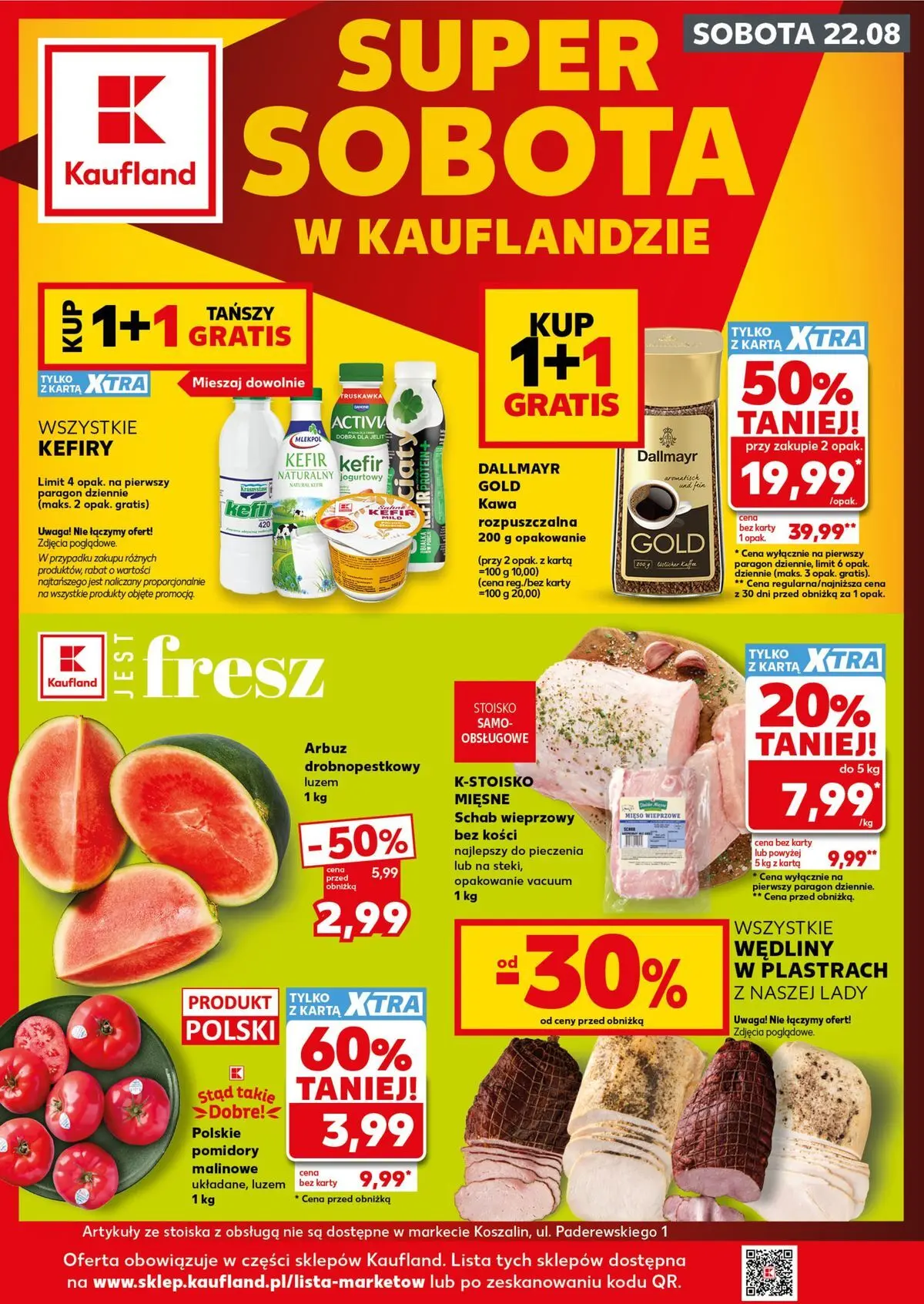 Nowa gazetka Kaufland - Super Sobota ważna od 22.08.2026 - 22.08.2026