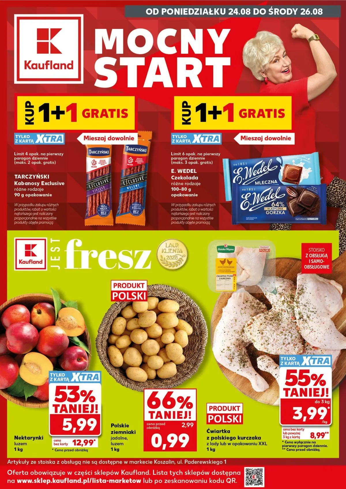 Nowa gazetka Kaufland - Mocny Start ważna od 24.08.2026 do 26.08.2026