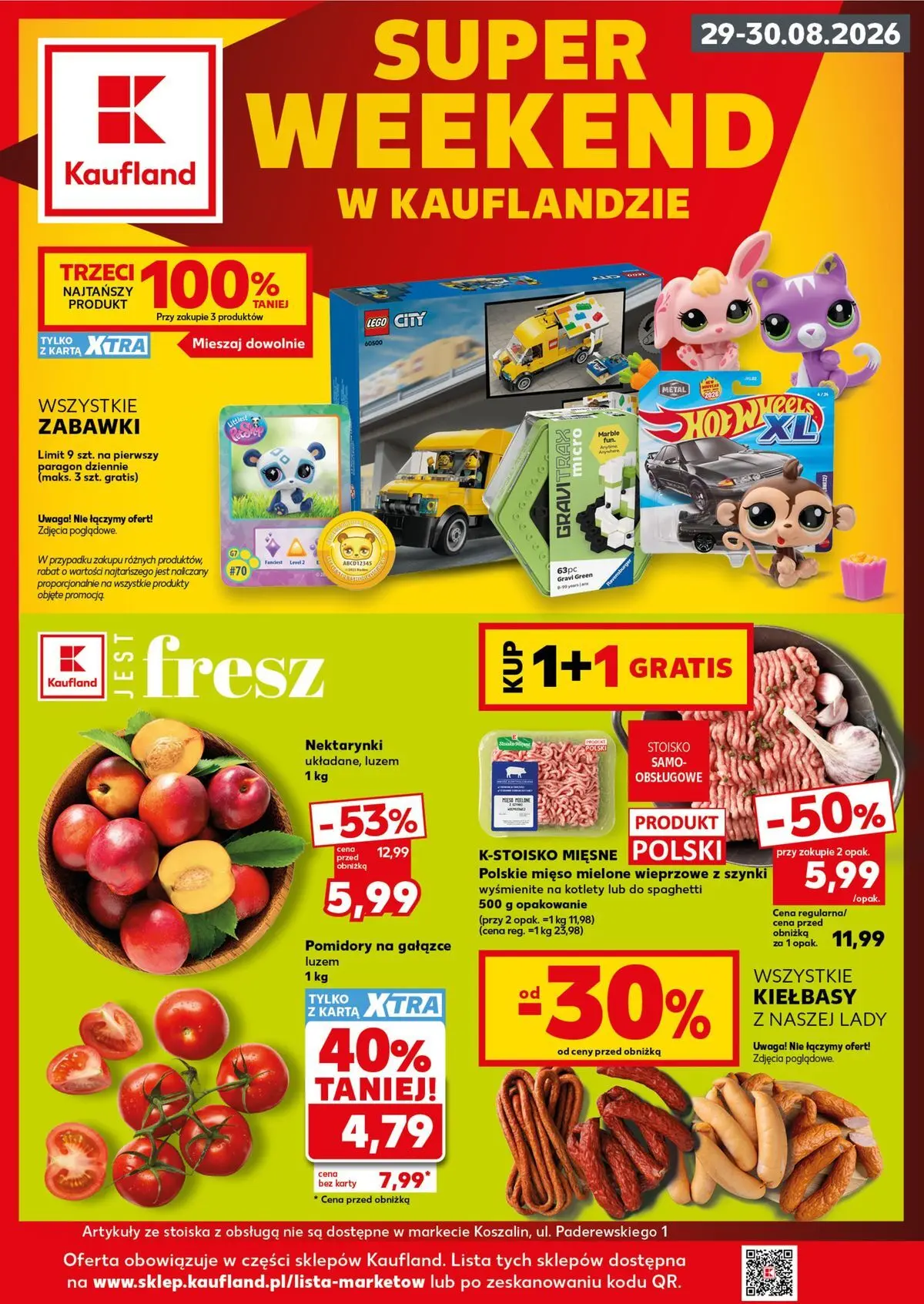 Nowa gazetka Kaufland - Super Weekend ważna od 29.08.2026 do 30.08.2026