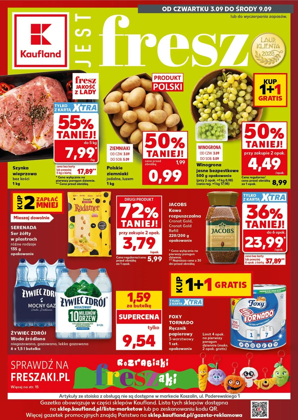 Nowa gazetka Kaufland ważna od 03.09.2026 do 09.09.2026