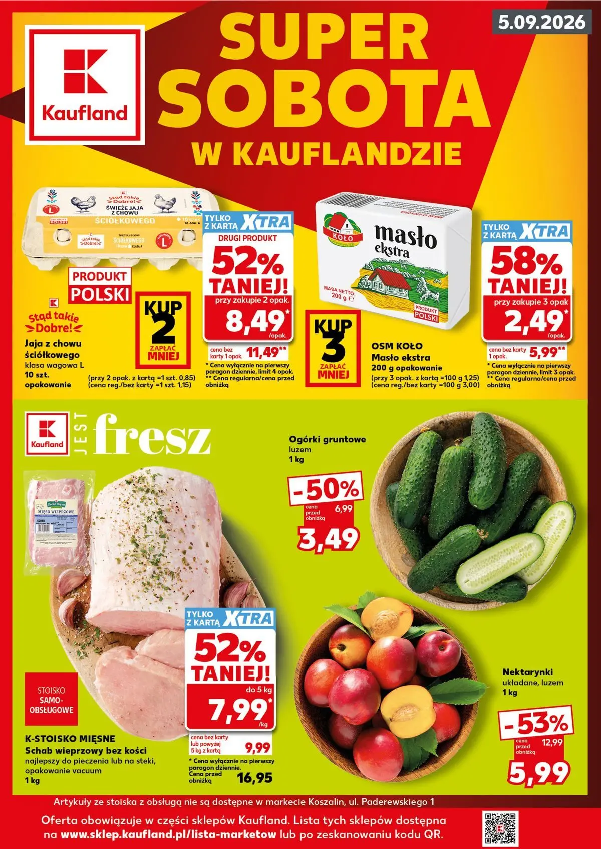 Aktualna gazetka Kaufland - Super Sobota ważna od 04.09.2026 do 05.09.2026