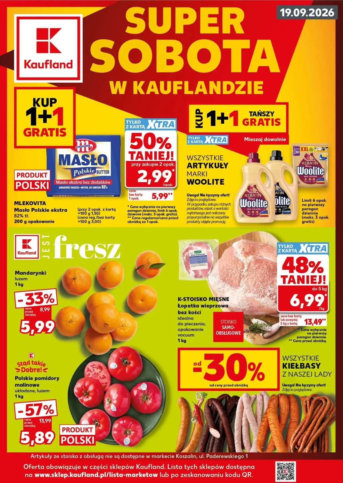 Aktualna gazetka Kaufland - Super Sobota ważna od 17.09.2026 do 19.09.2026