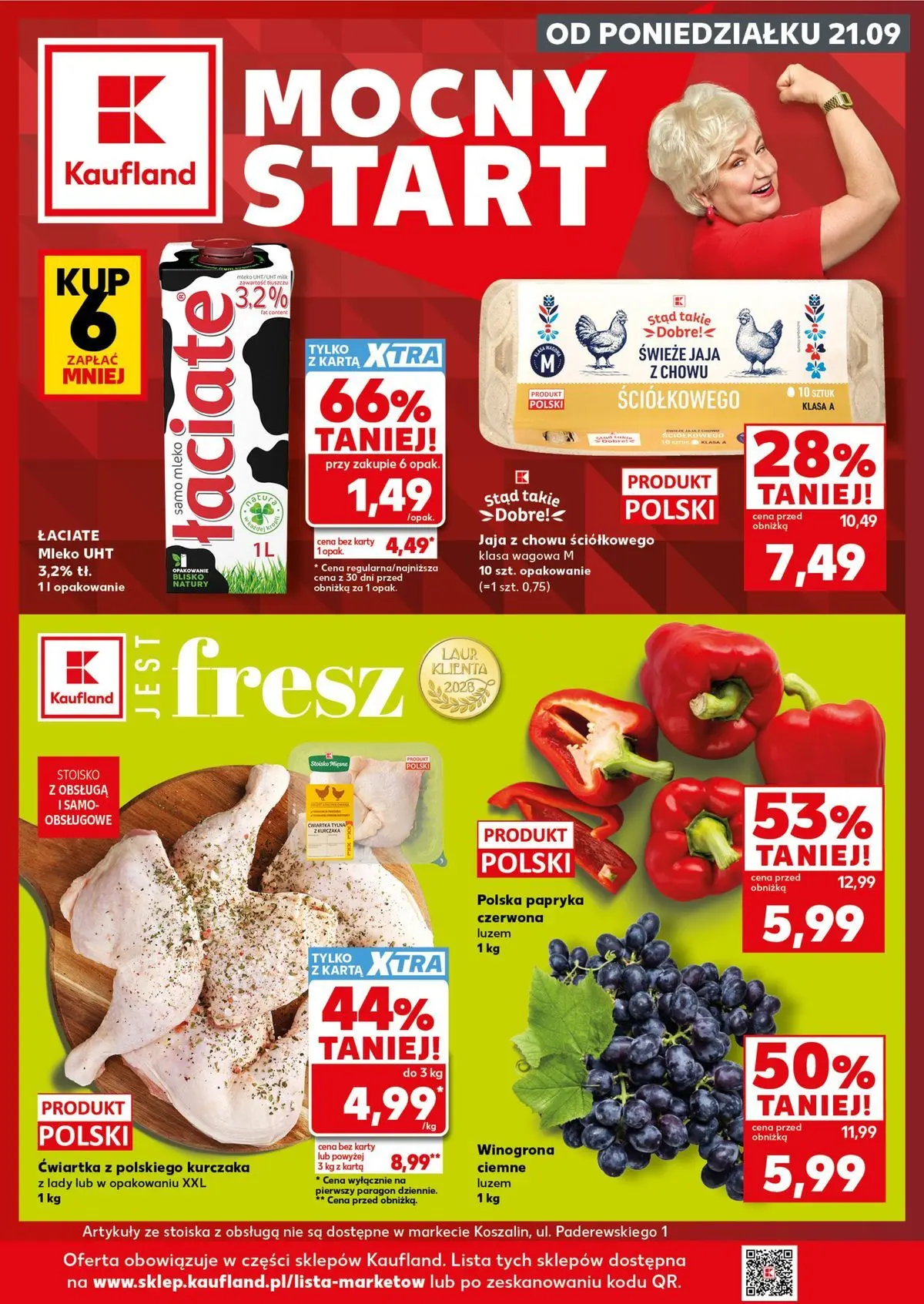 Nowa gazetka Kaufland - Mocny Start ważna od 21.09.2026 do 23.09.2026